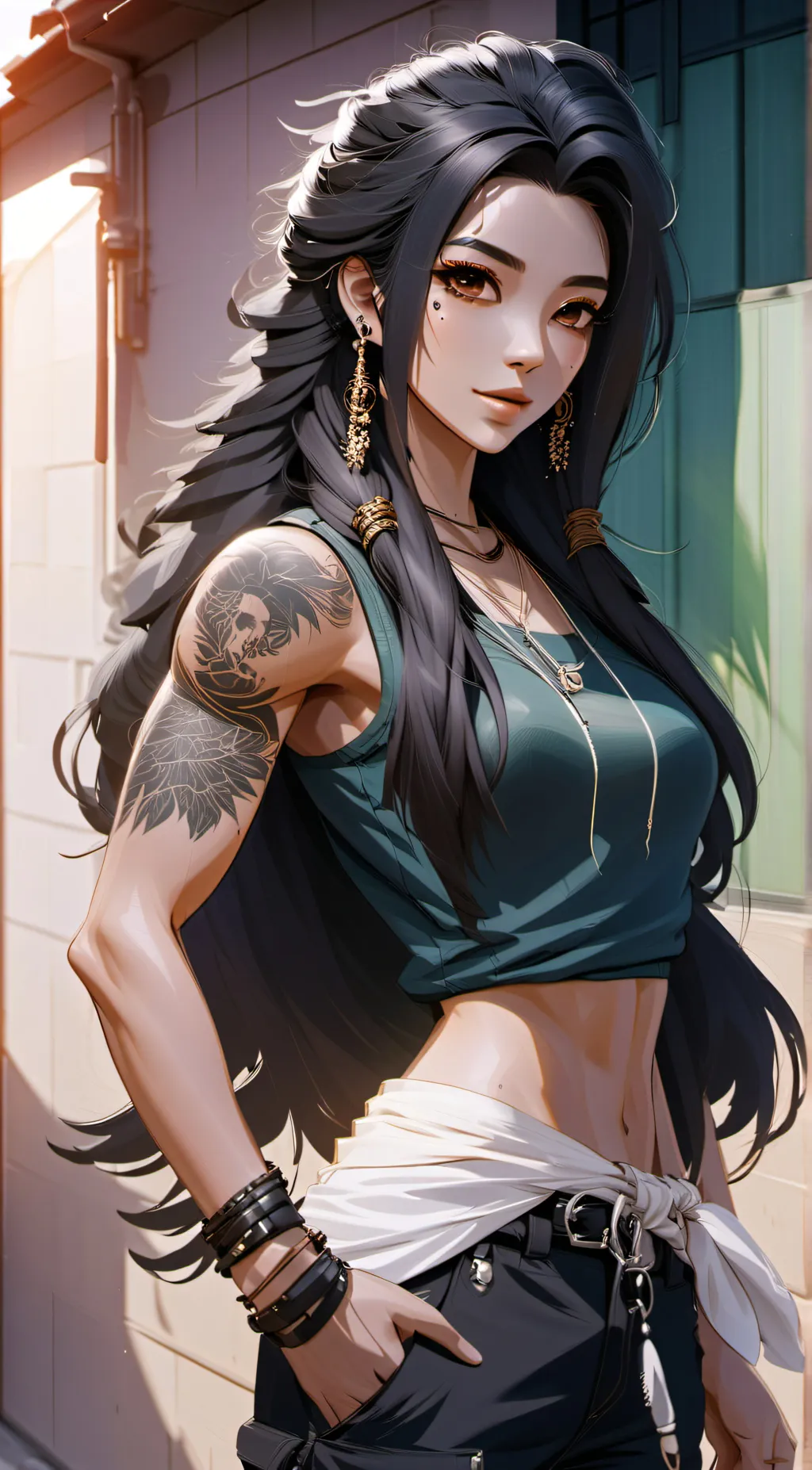 ai character: Tati Kerrigan background