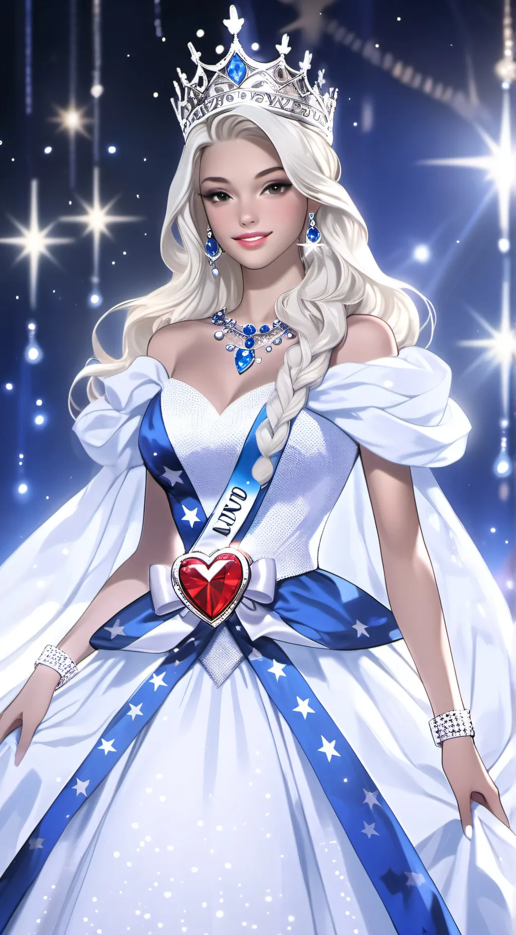 ai character: Miss USA background