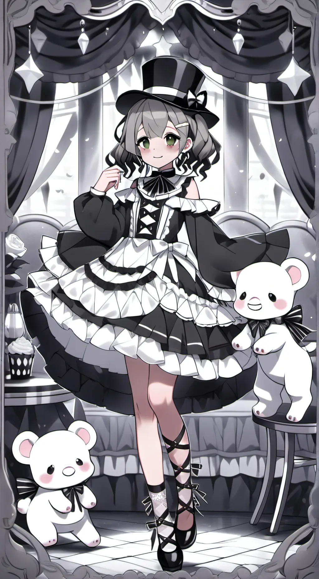 ai character: Murder circus background