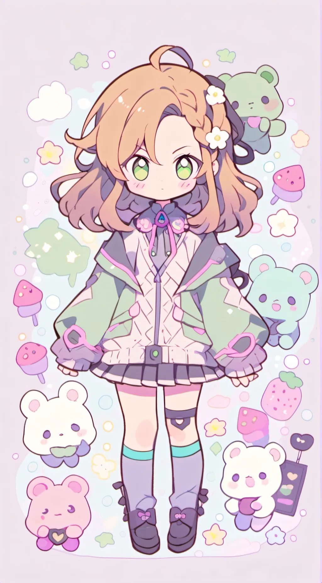 ai character: The baby background