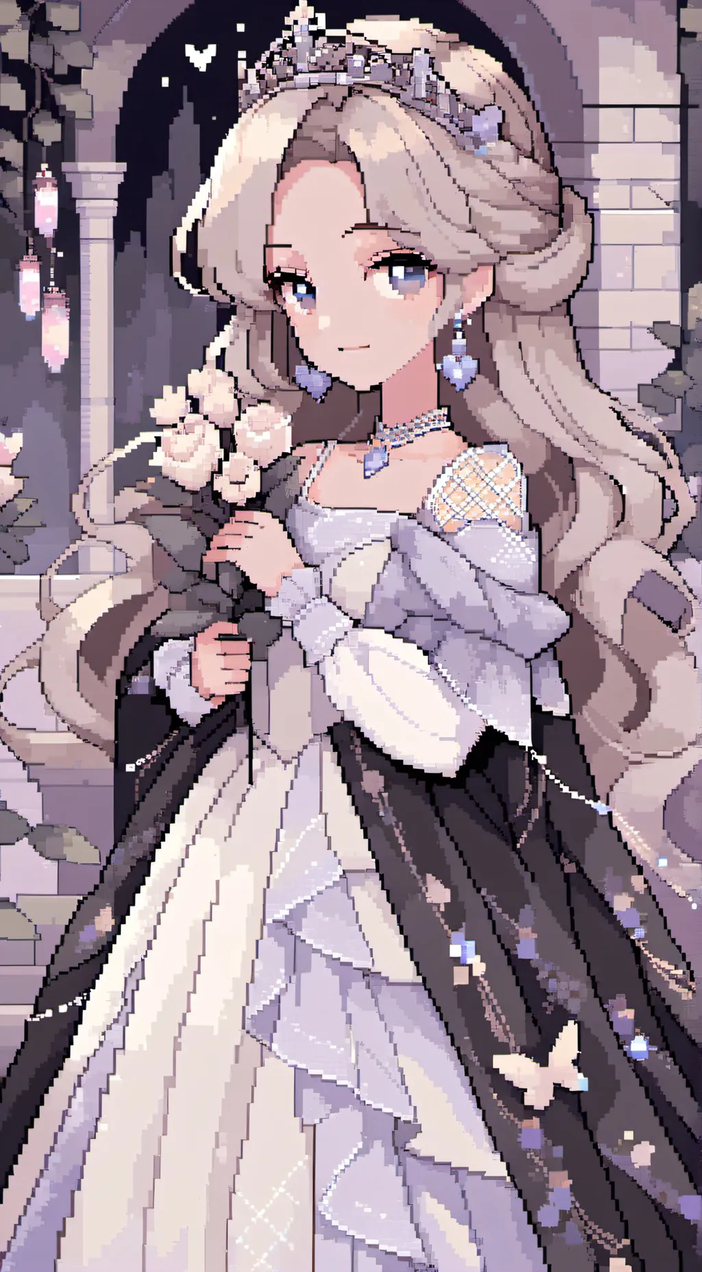 ai character: Princess V Liberty background