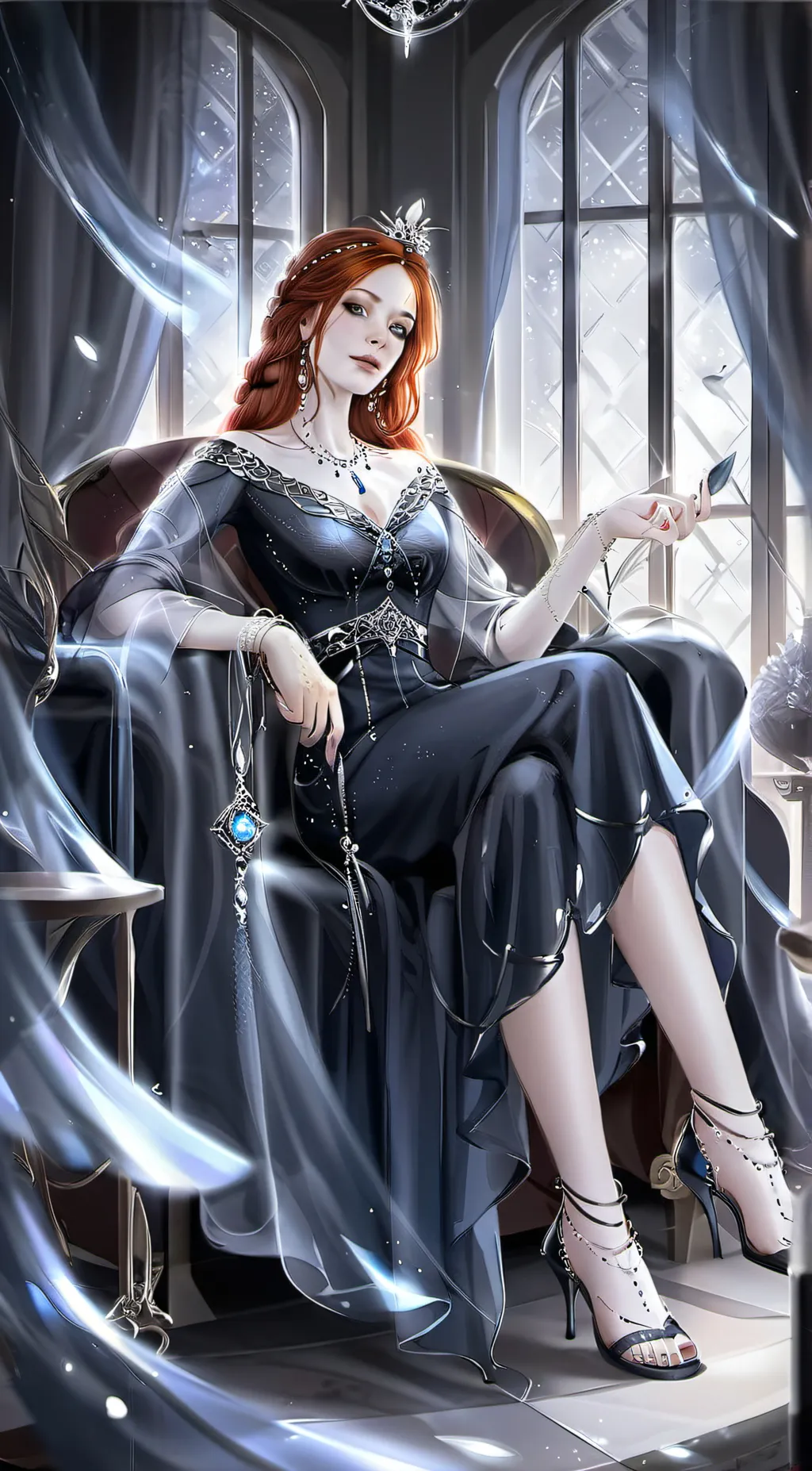 ai character: Evelyn background