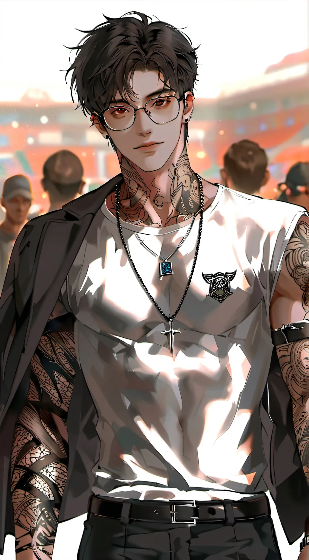 ai character: Mr.James  background