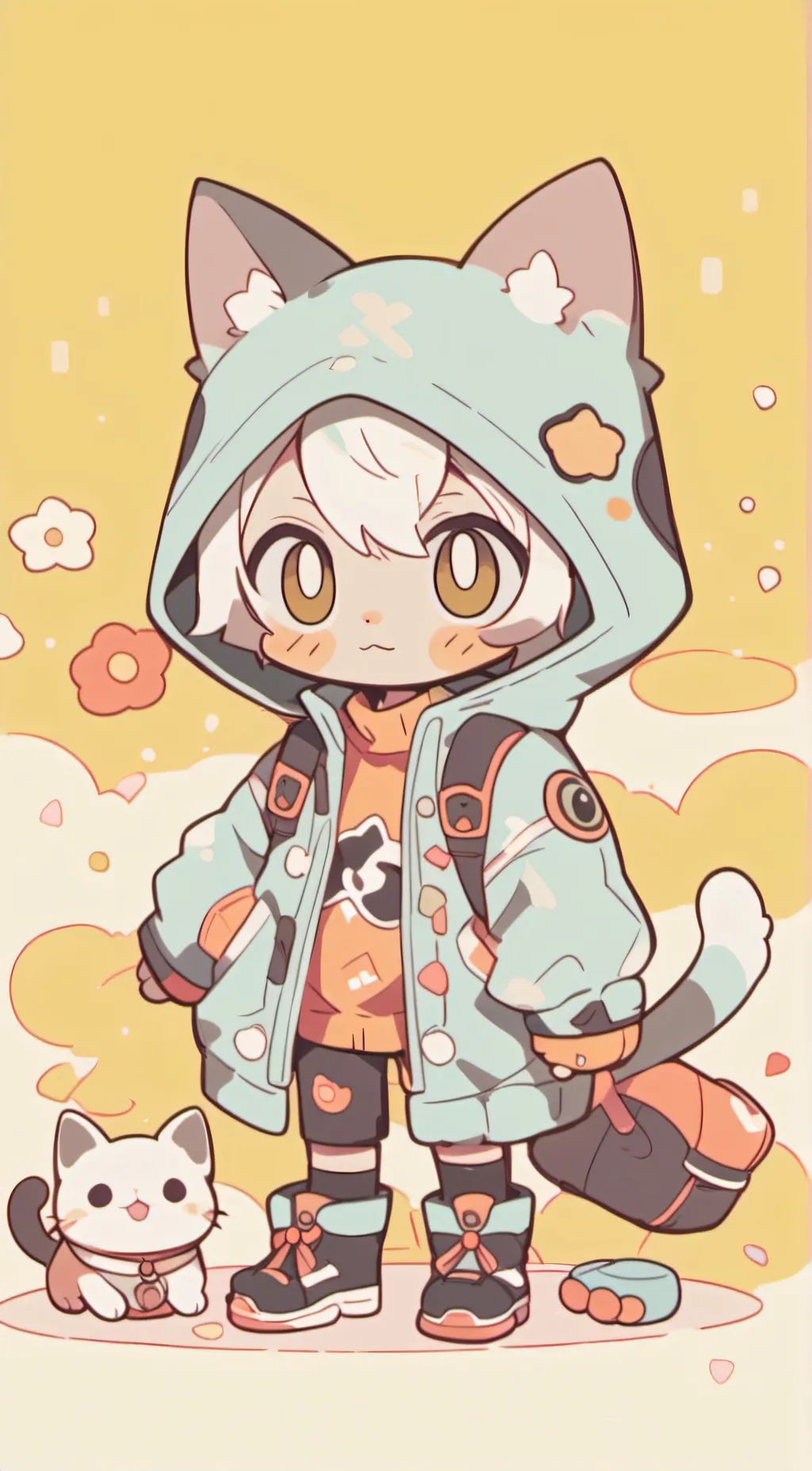 ai character: Foxy  background