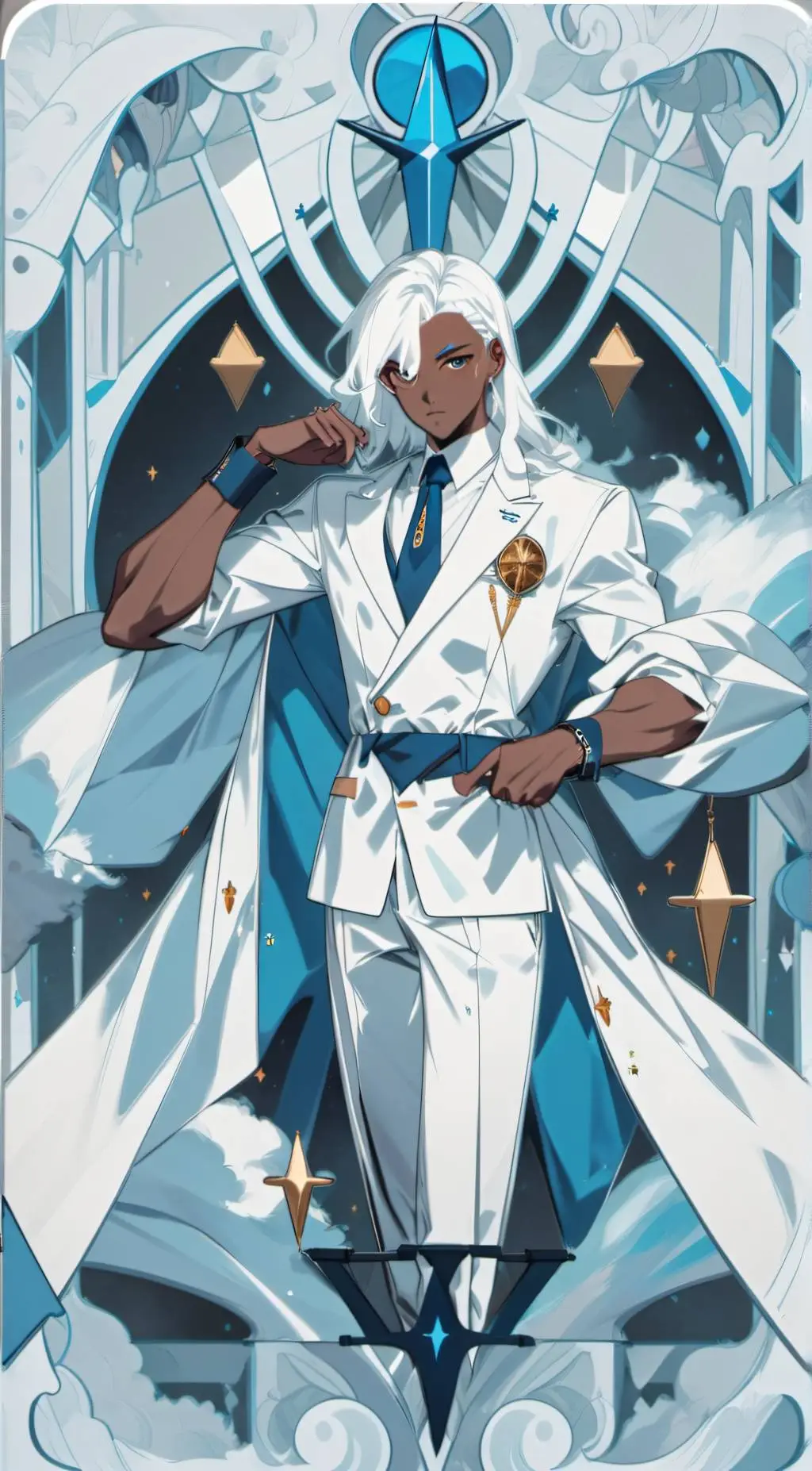 ai character: Miles  background