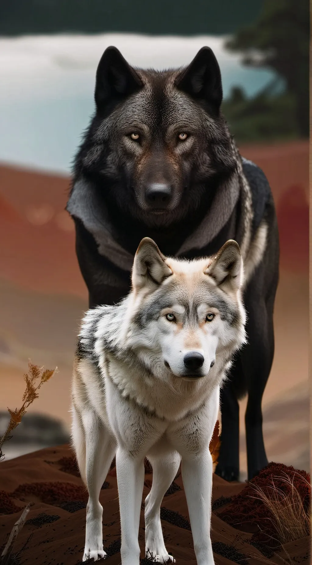 ai character: Wolfie friend background