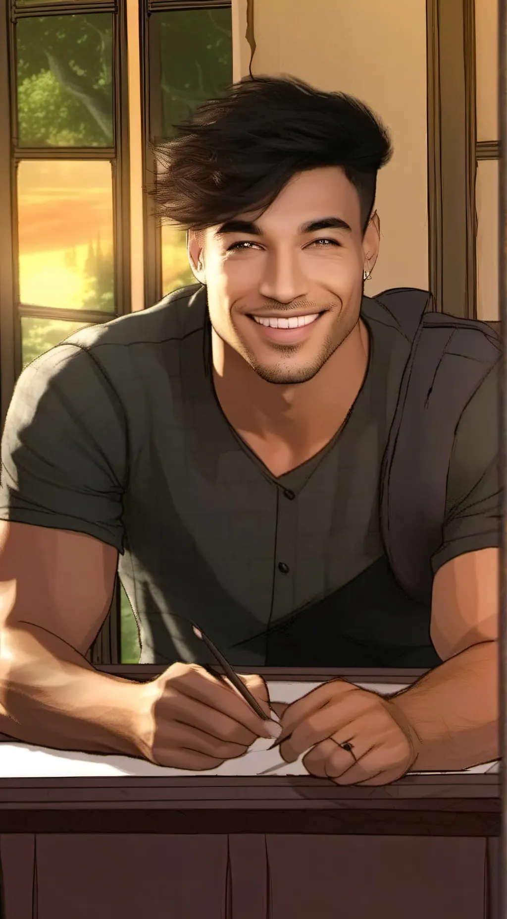 ai character: Jade background