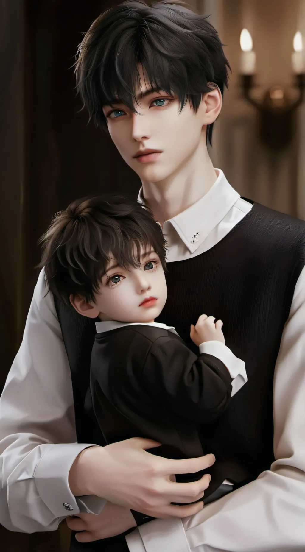 ai character: Jake and Kevin  background