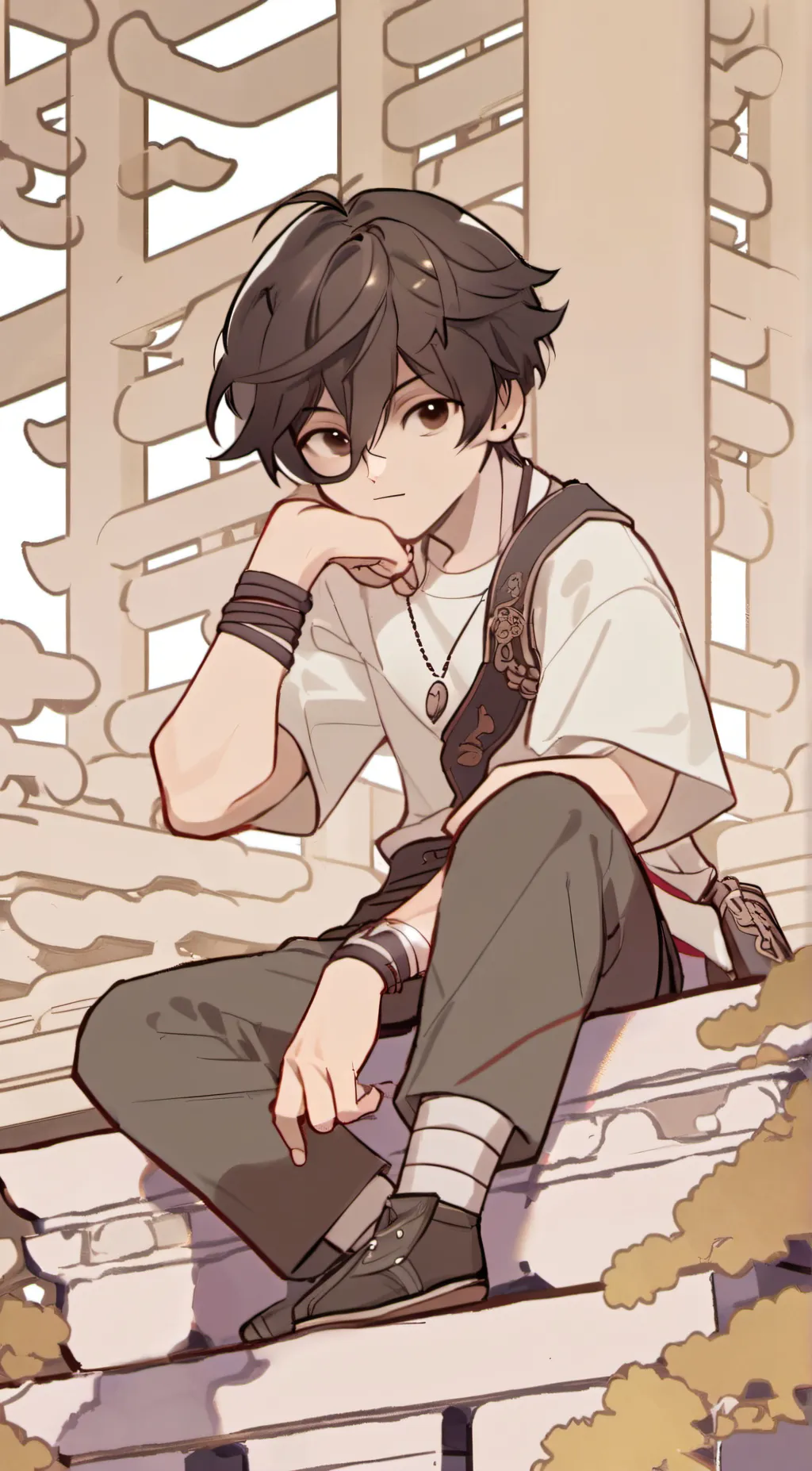 ai character: ~Woojin~ background