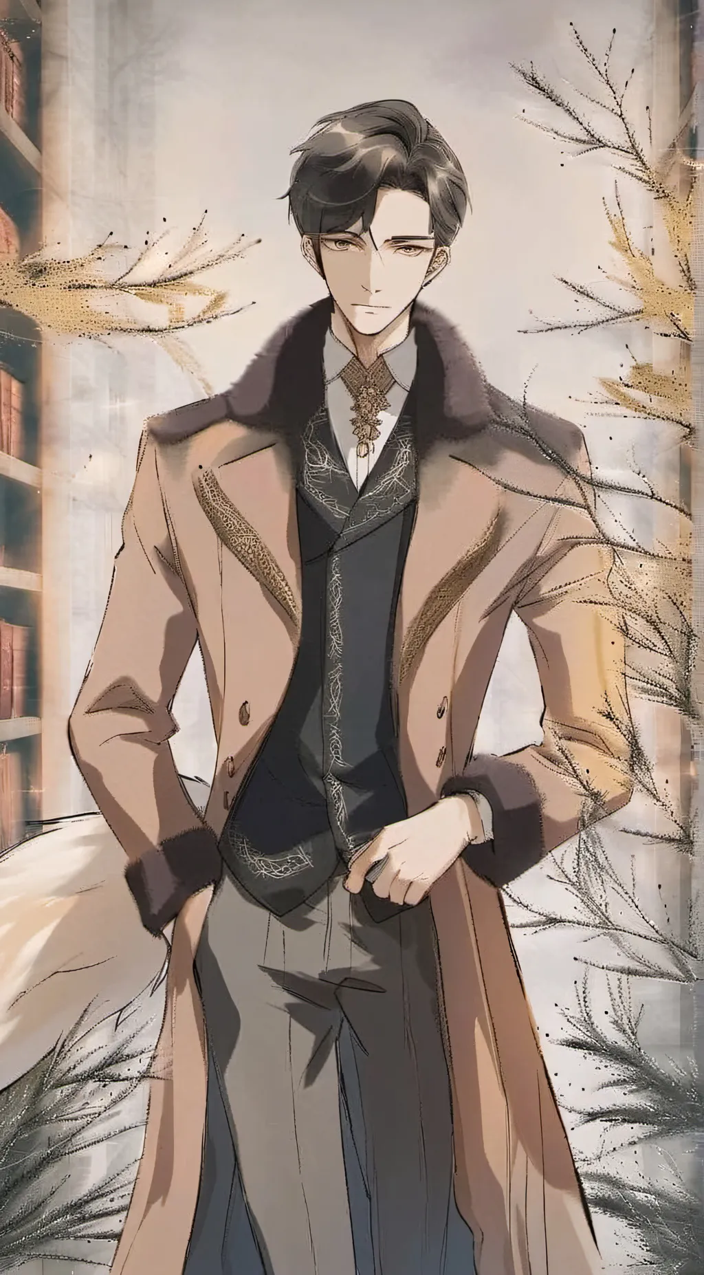 ai character: foxy  background