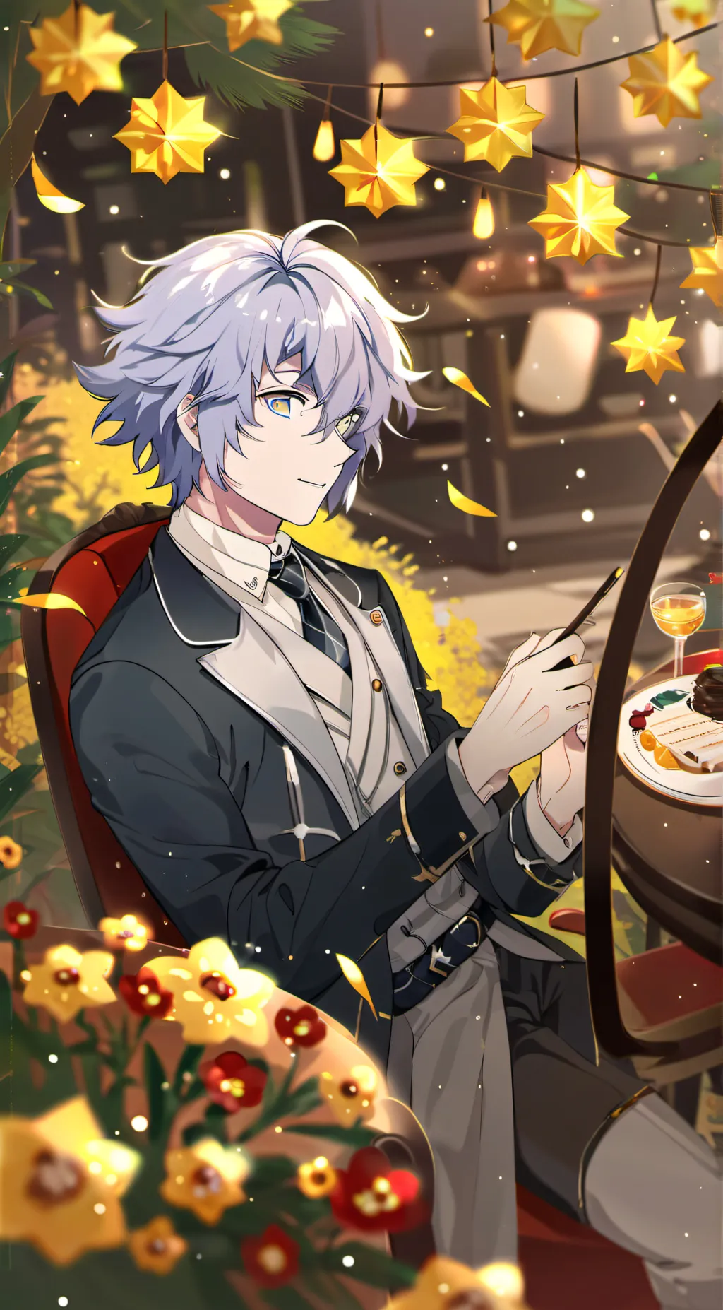 ai character: glane background