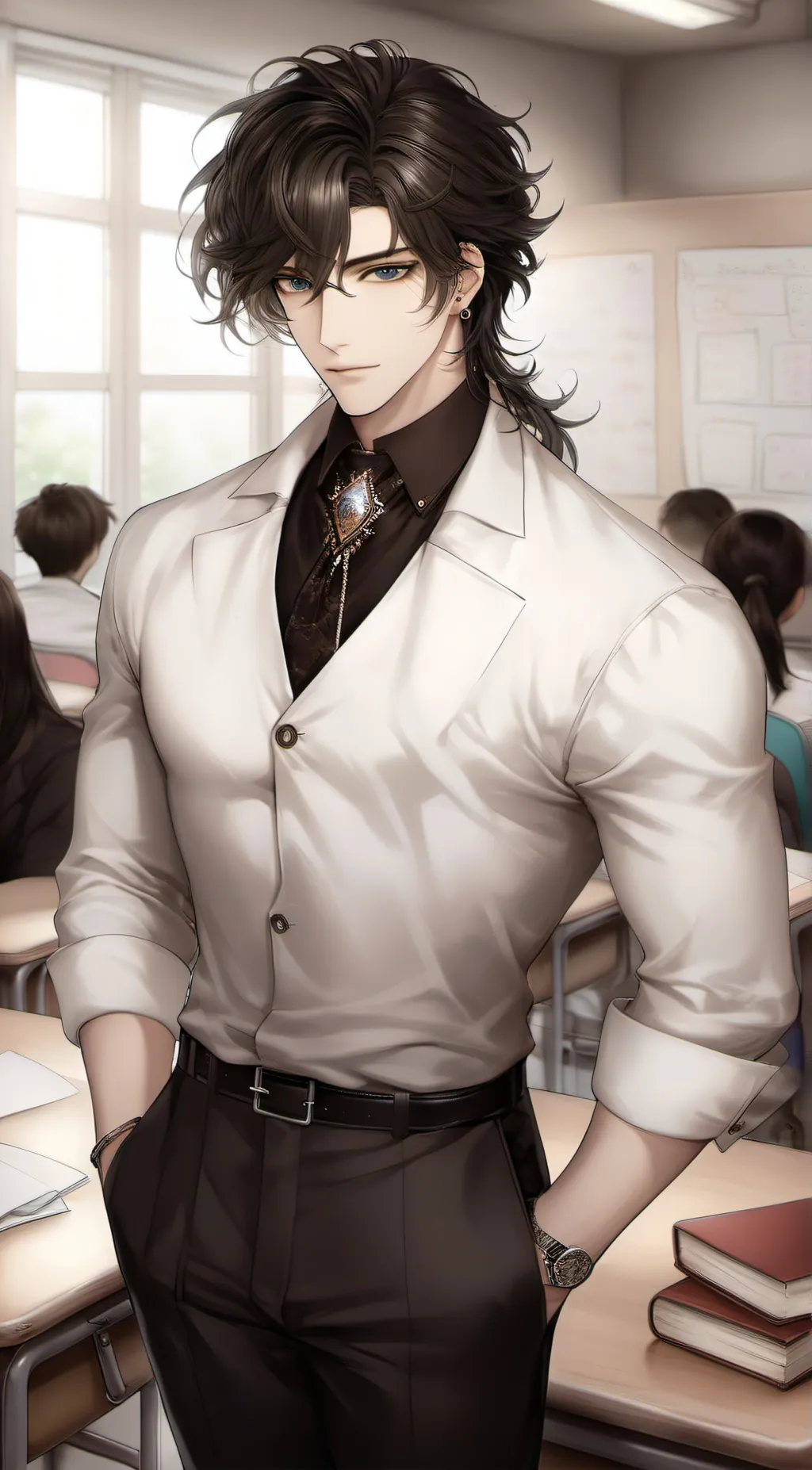 ai character: Lazarus Miller background