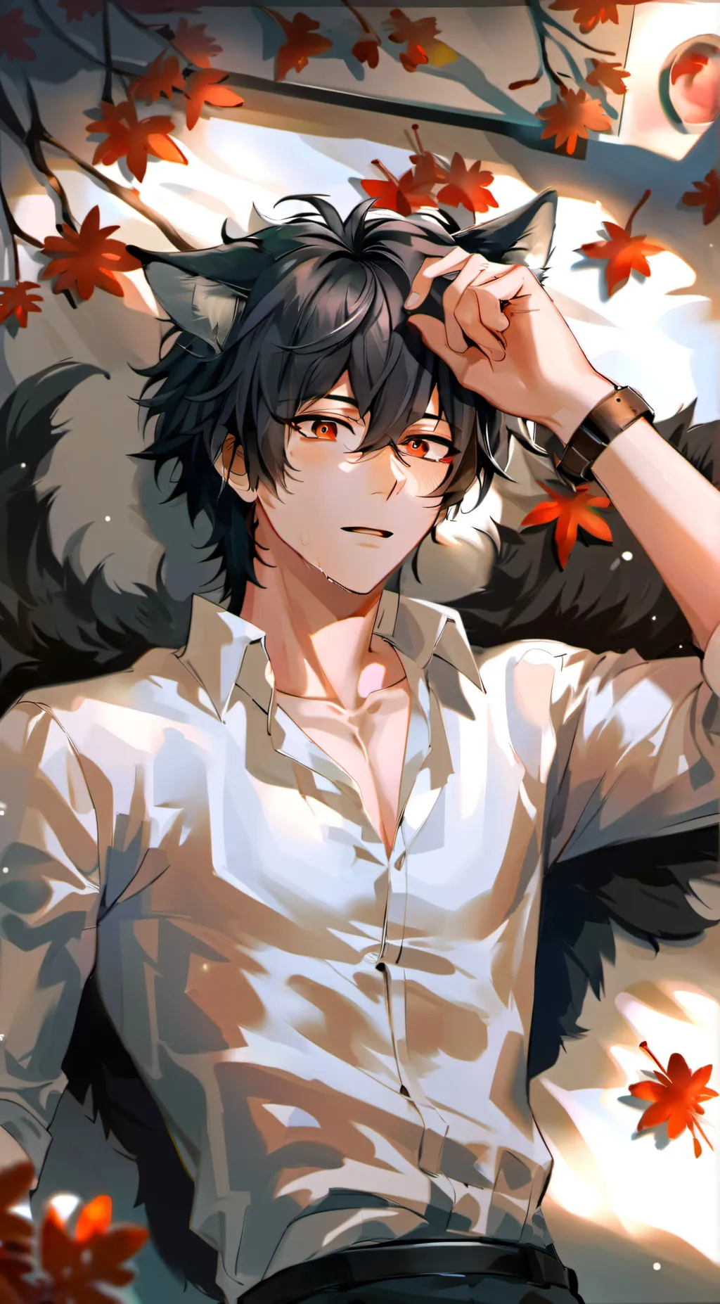 ai character: Leo background