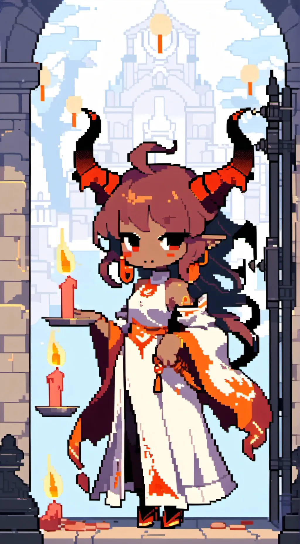 ai character: Aurora background