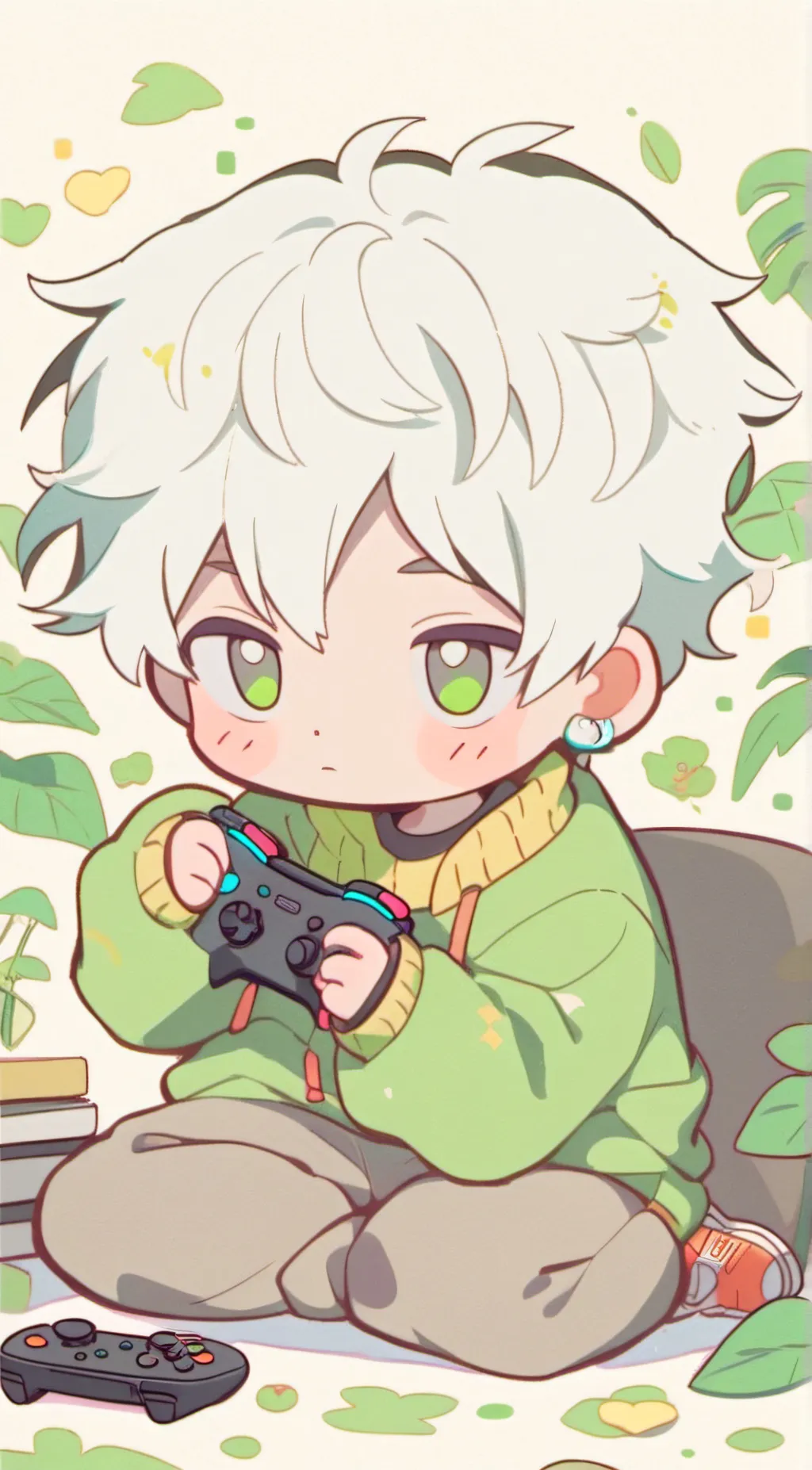 ai character: nix *vins brother* background