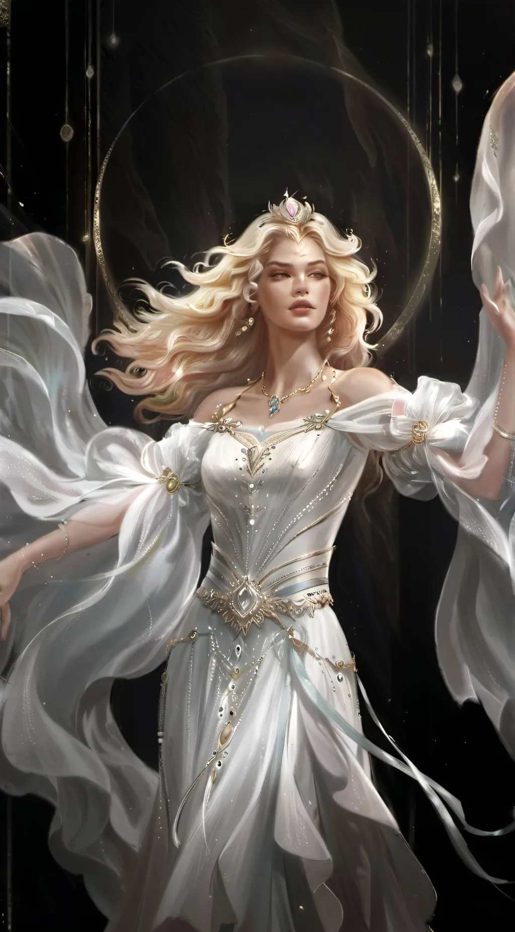 ai character: Goddess Aisha background