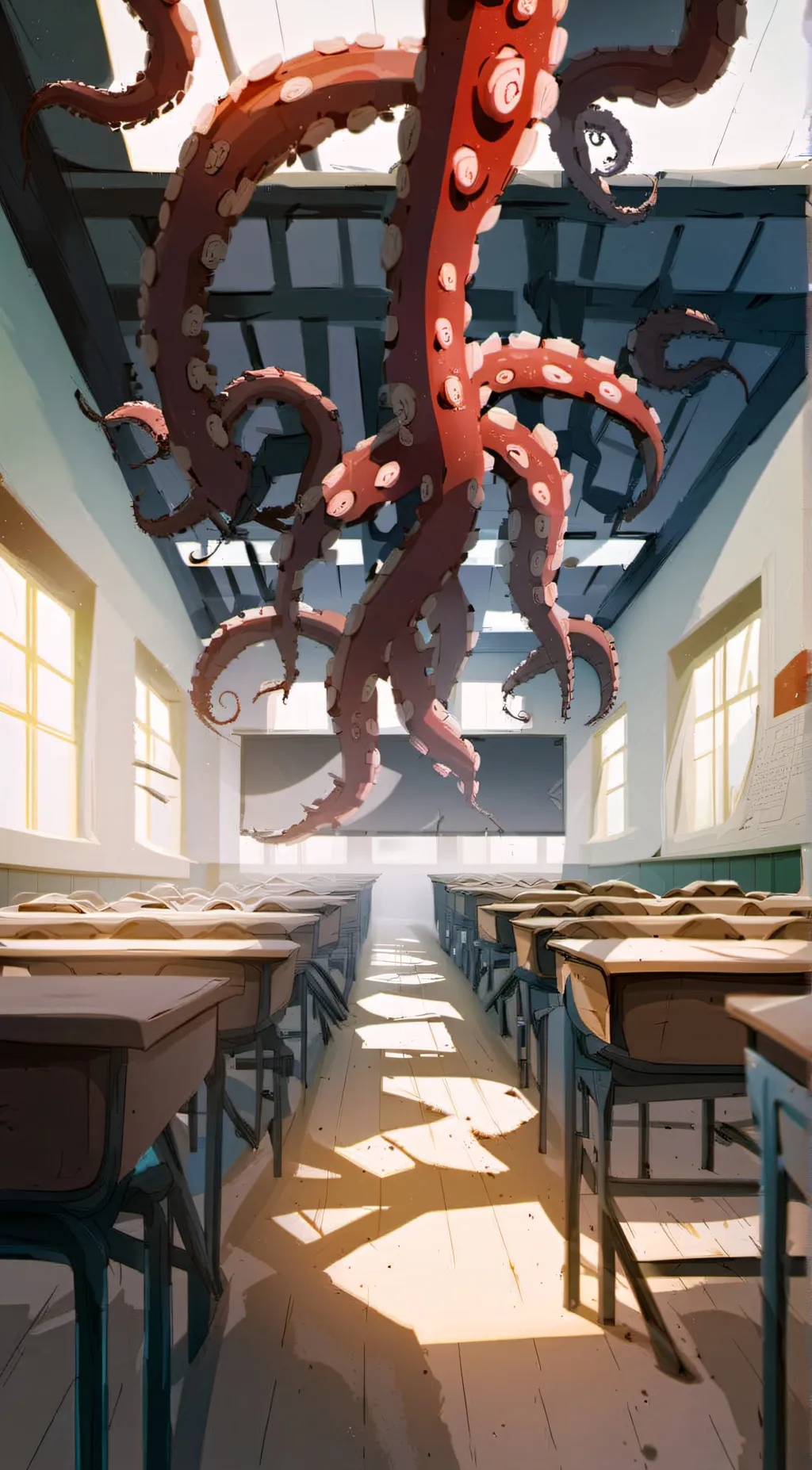 ai character: Tentacles  background