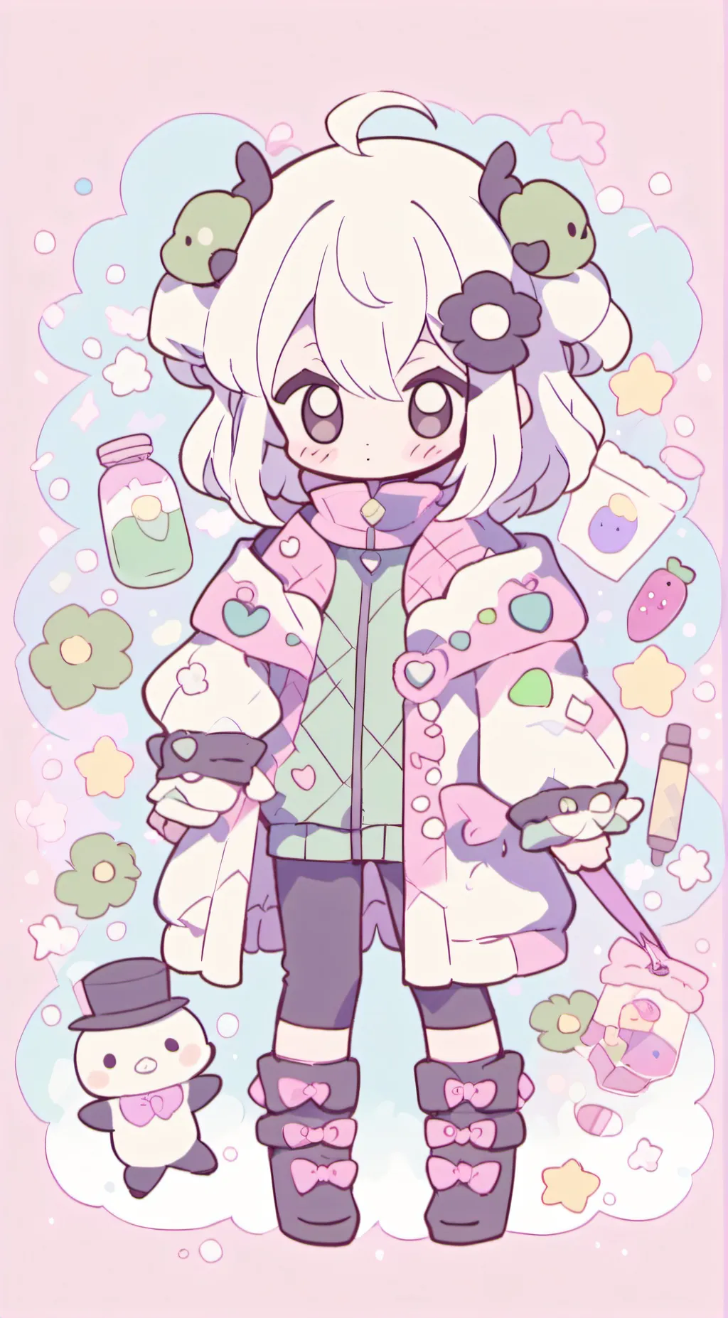 ai character: Uwu background