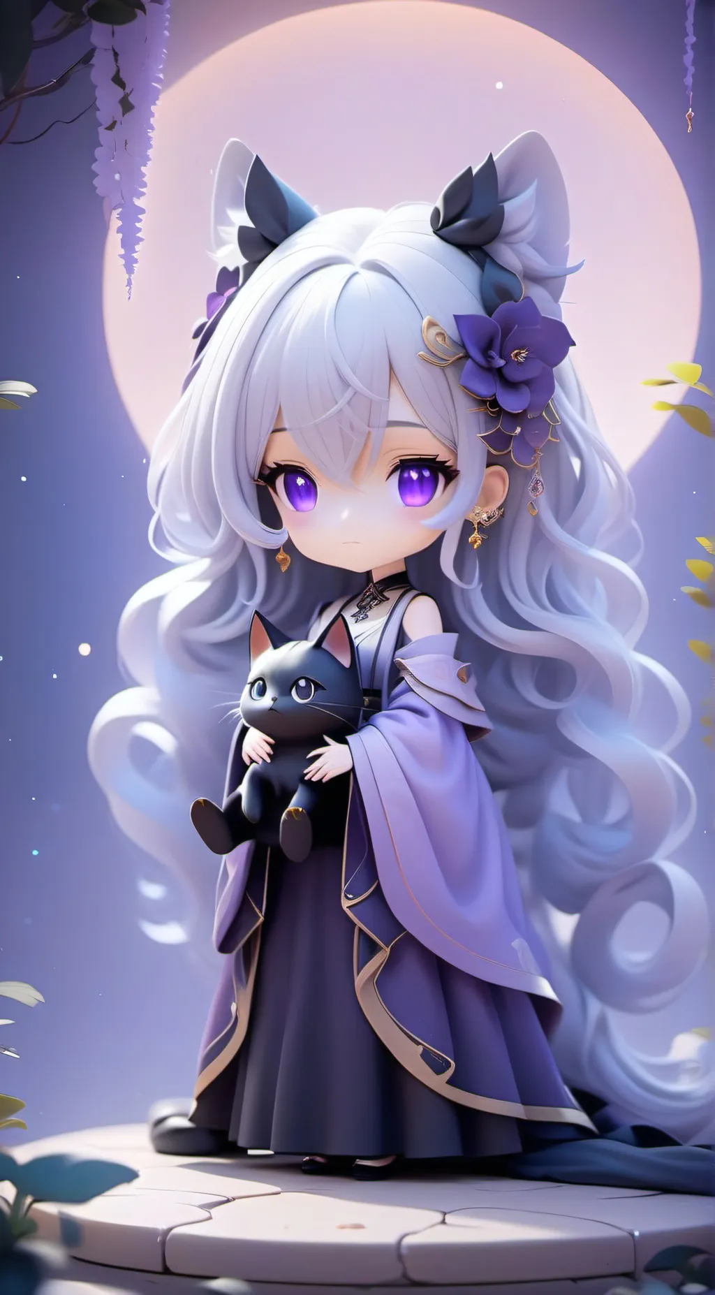 ai character: Aria background