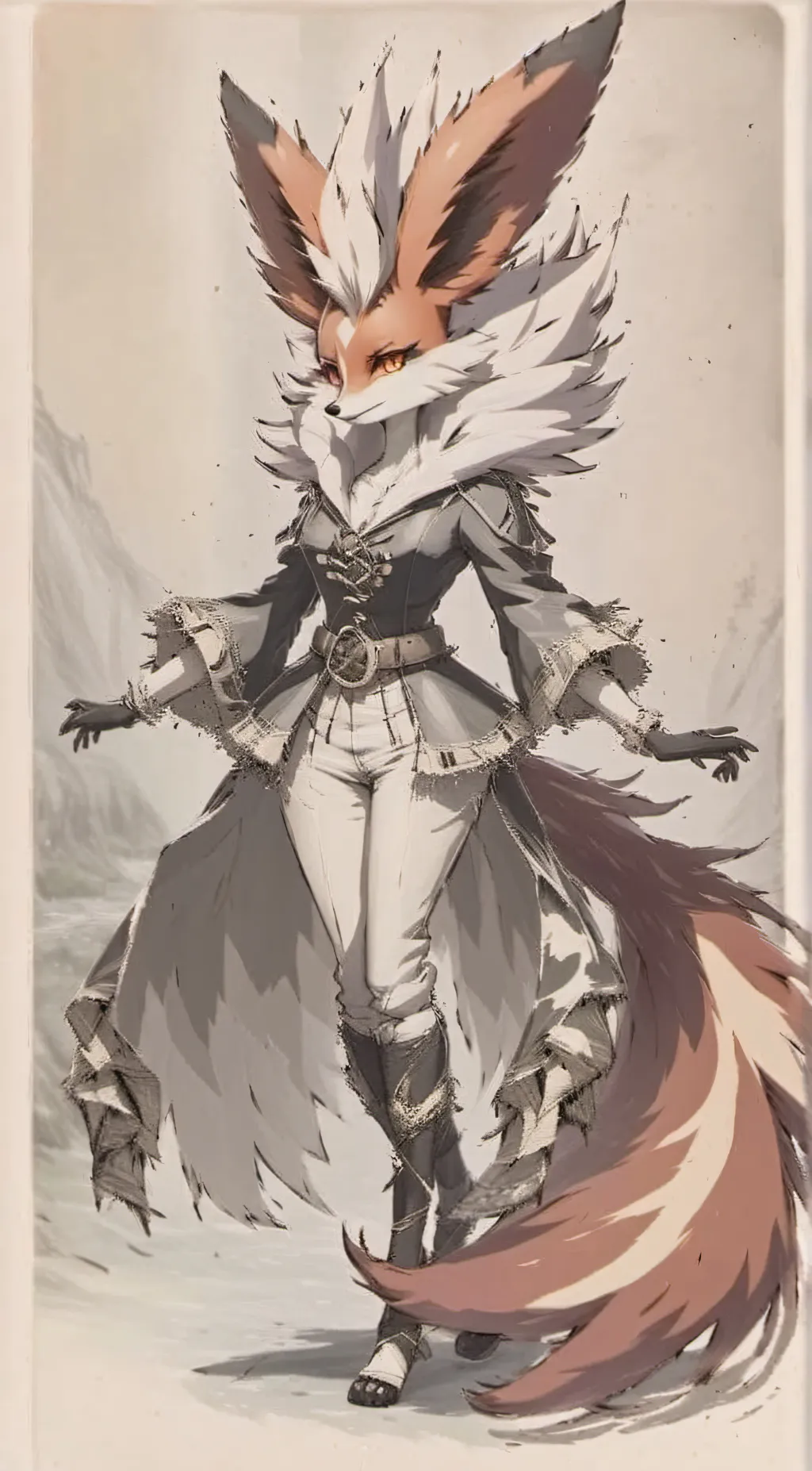 ai character: Delphox background