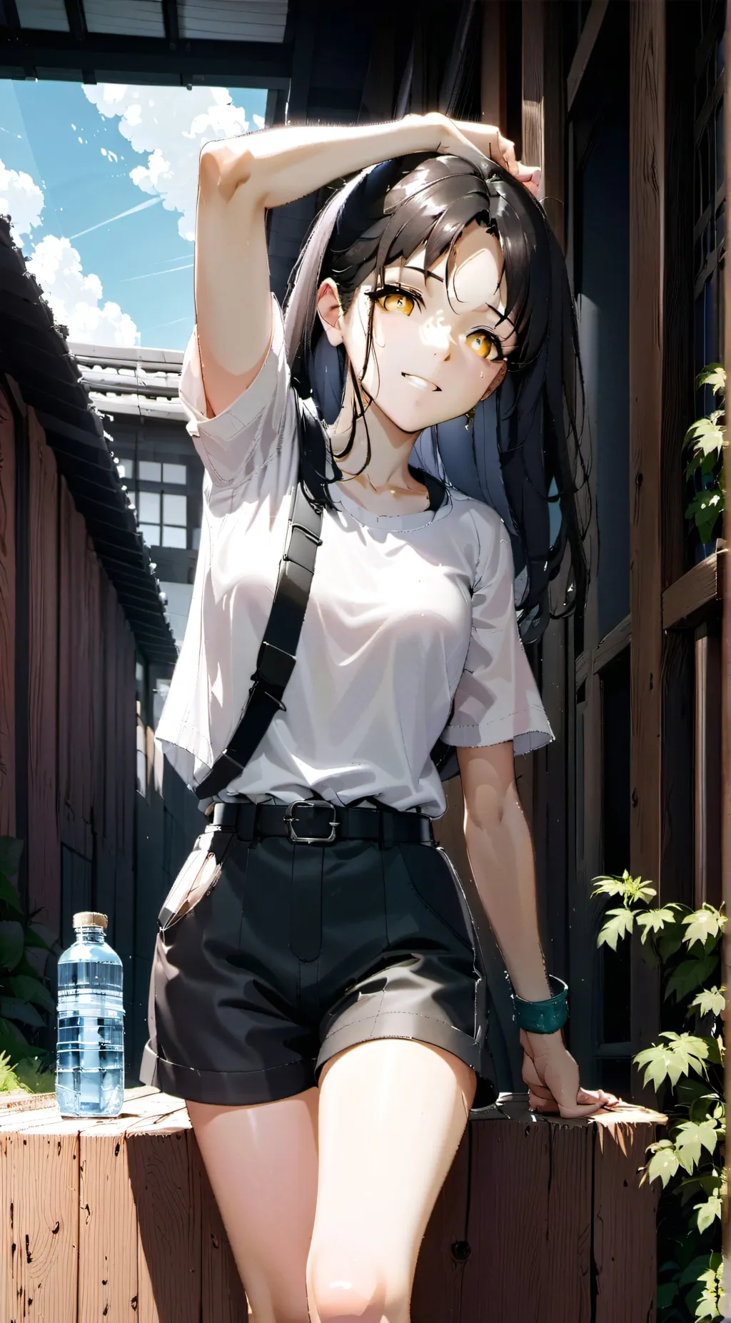 ai character: Rose background