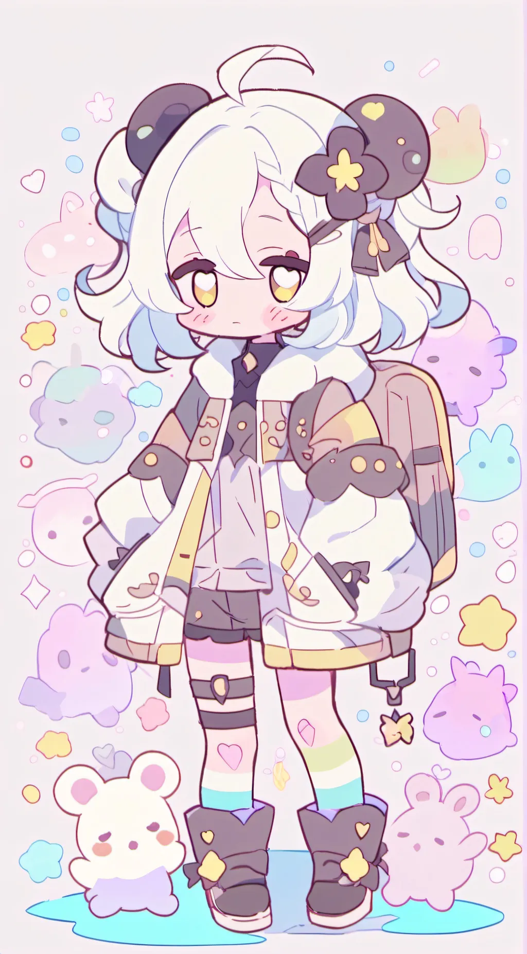 ai character: Hazbin hotel background