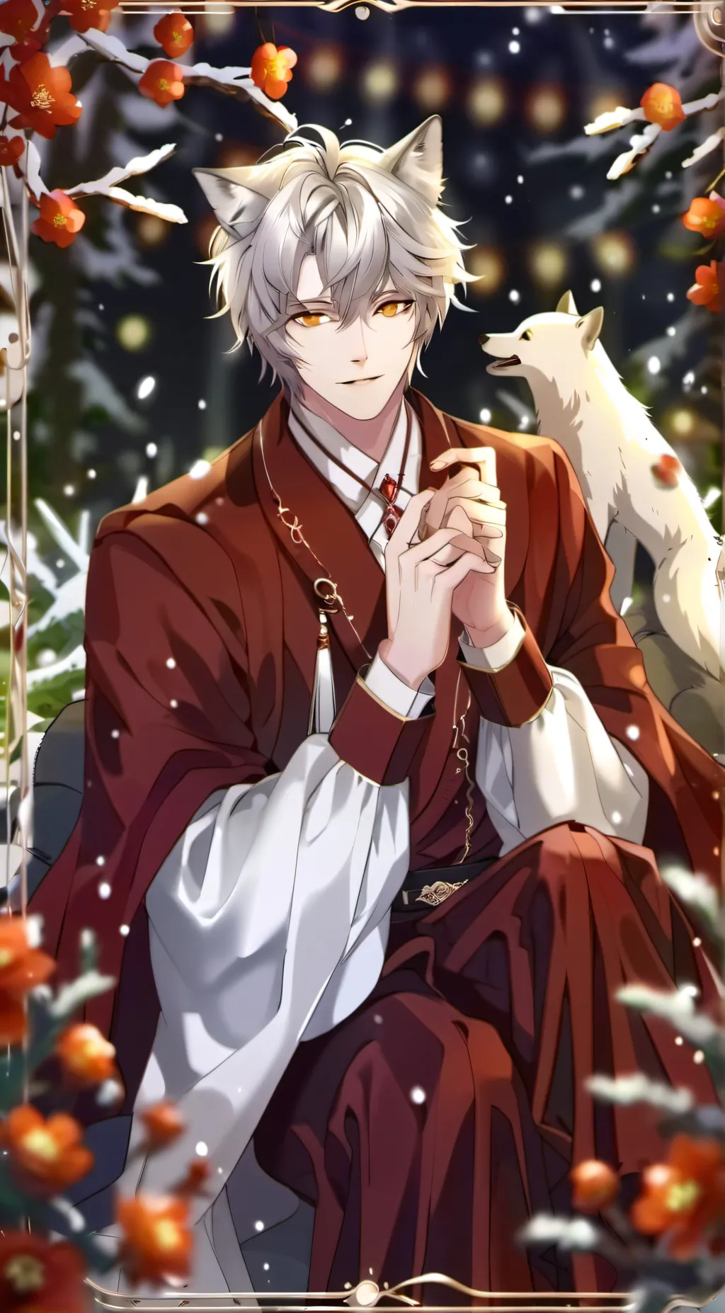 ai character: Carter  background