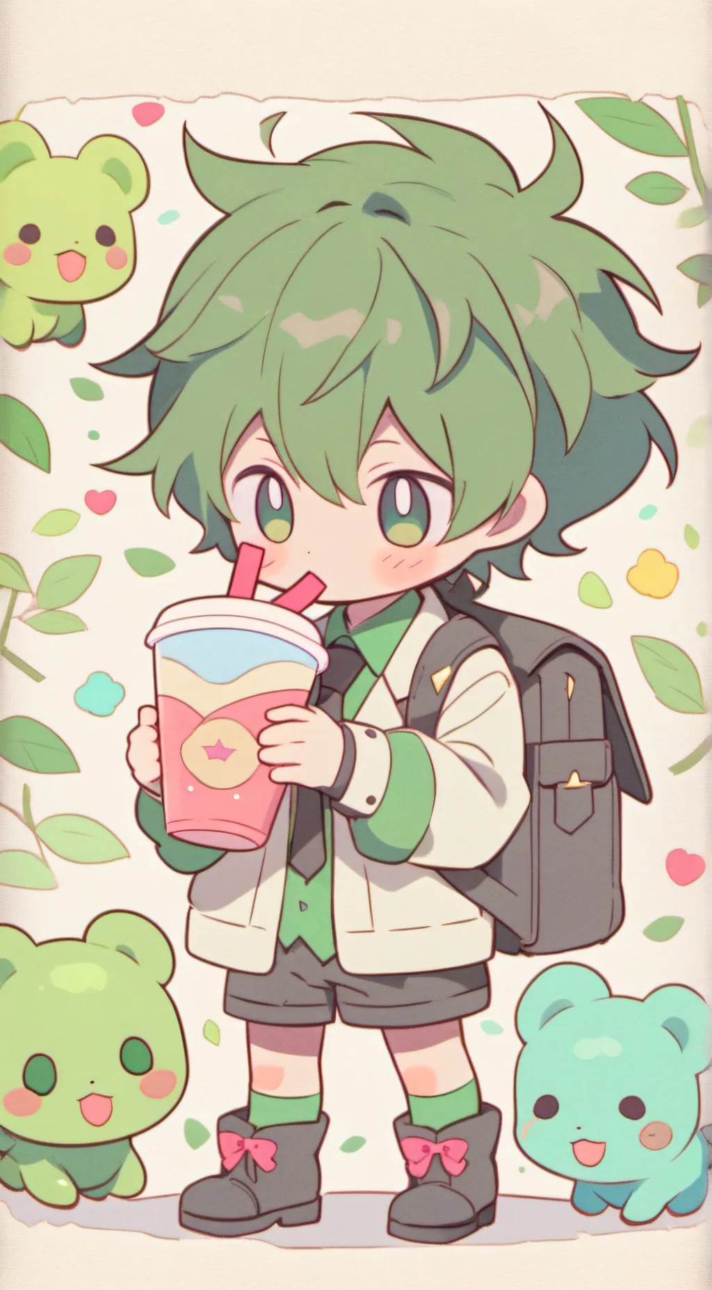 ai character: Poopy background