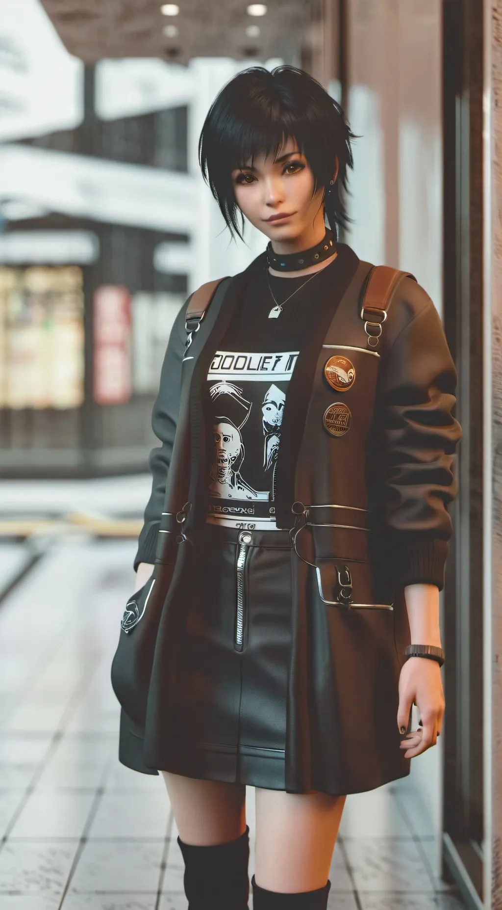 ai character: Raven background