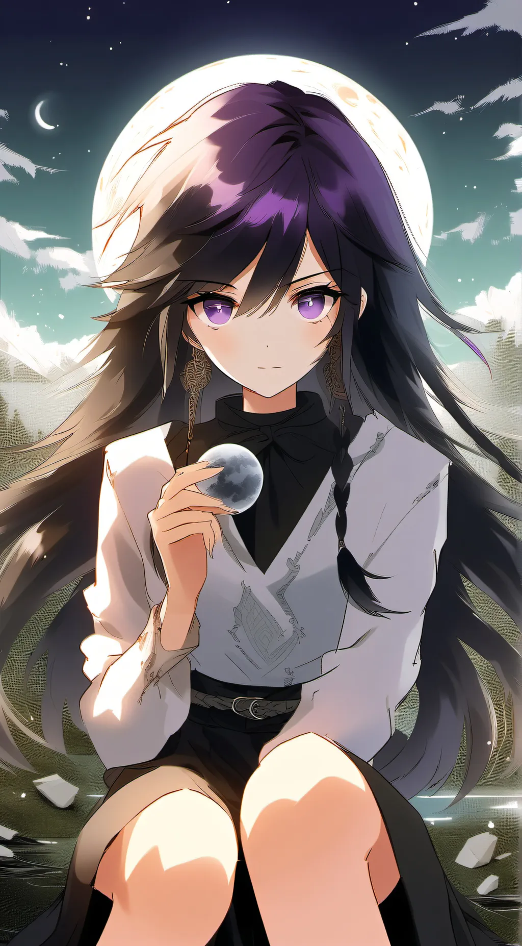 ai character: Raven background