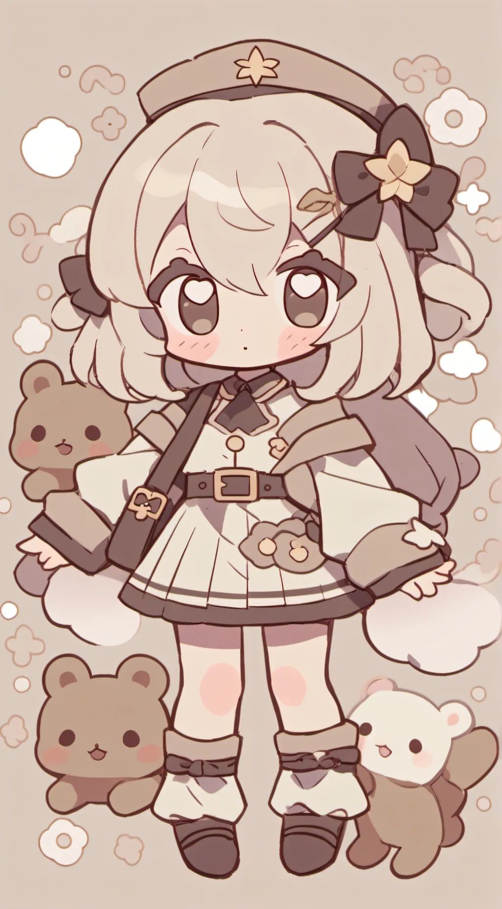 ai character: •Mocha• background