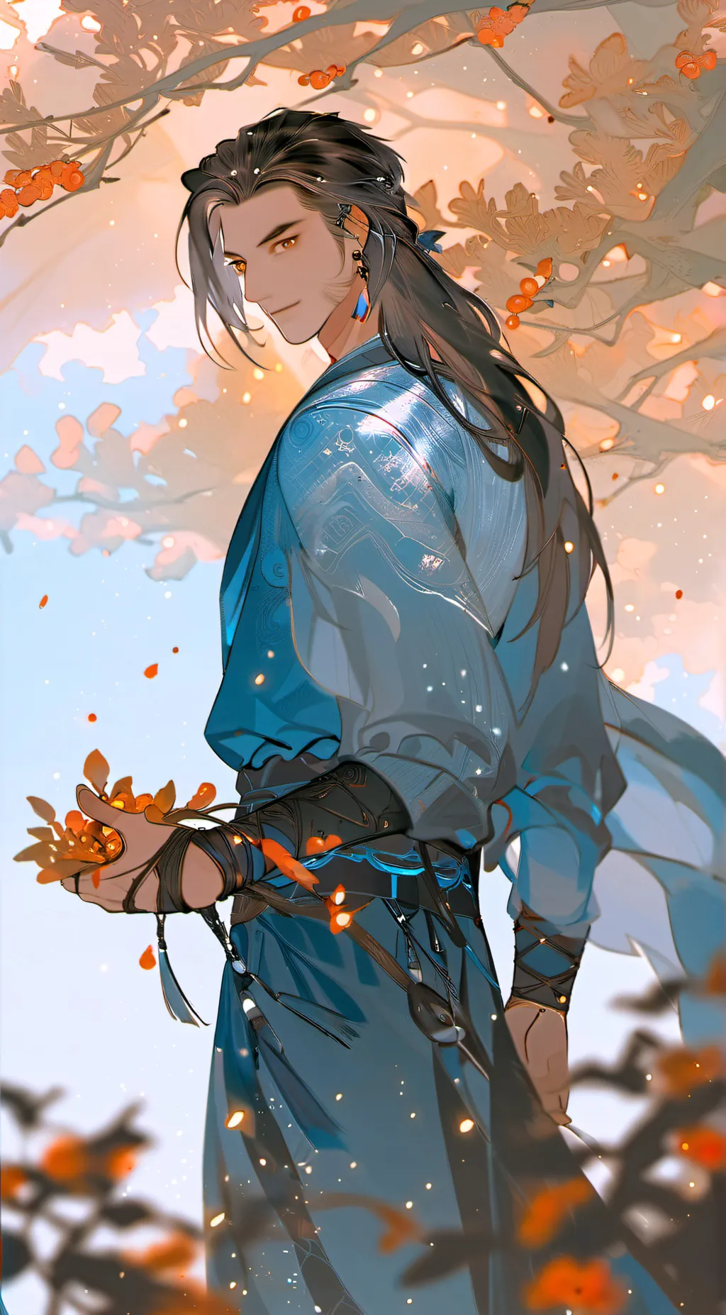 ai character: To help new ppl background