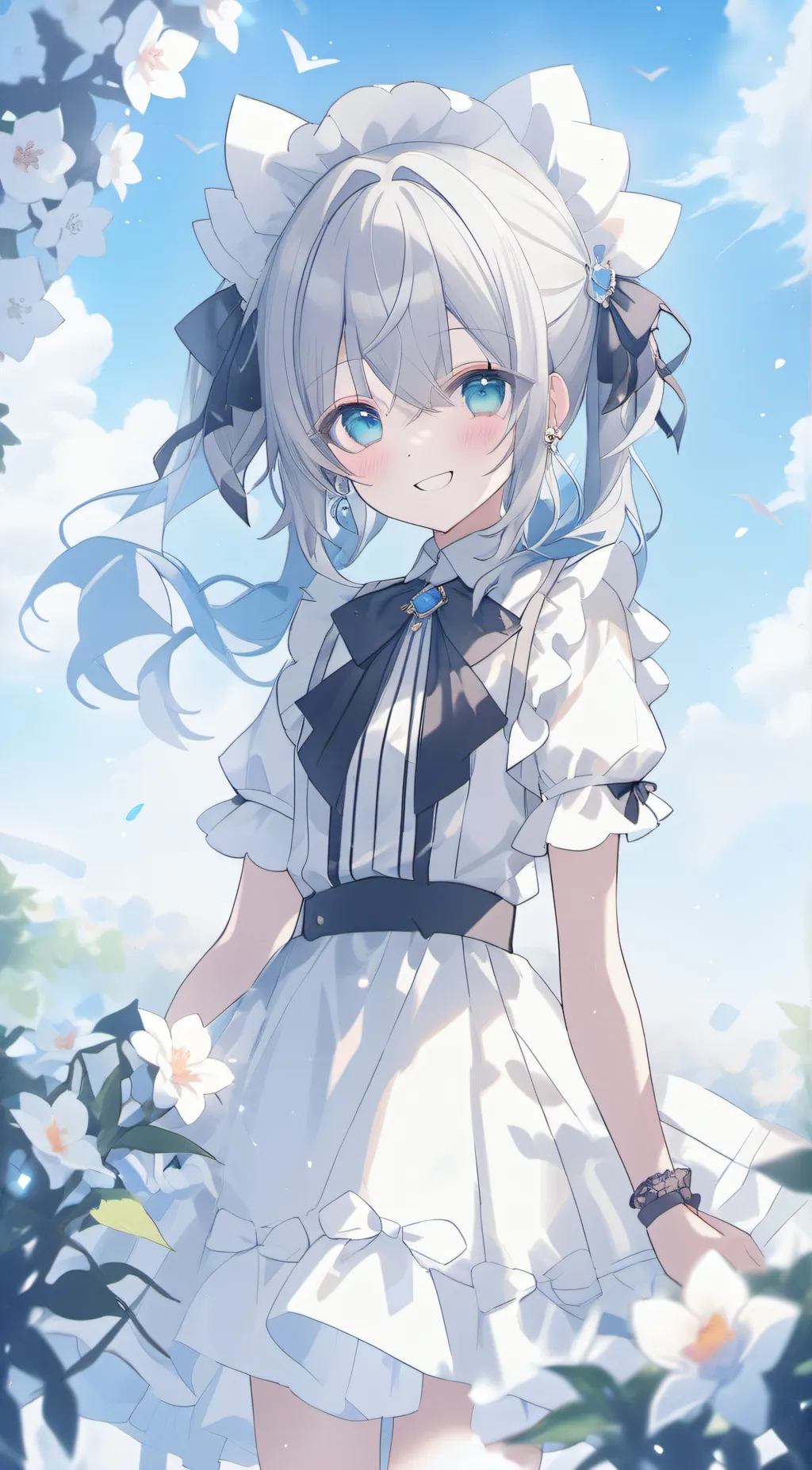 ai character: Rose background