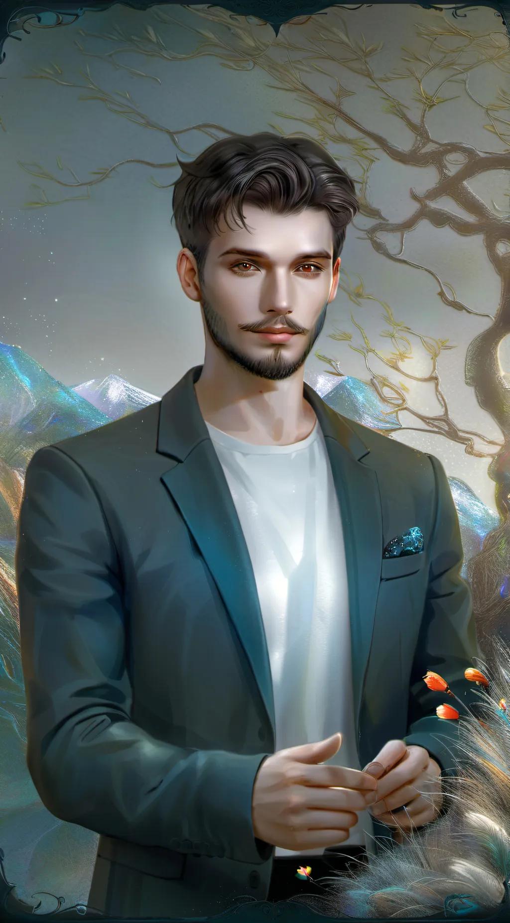 ai character: Stephen James background