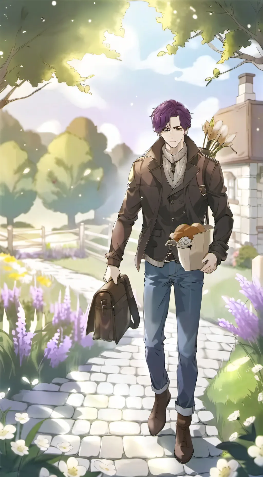 ai character: your best friend  background