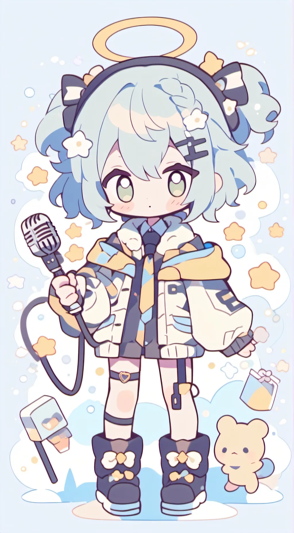 ai character: guess yo song background