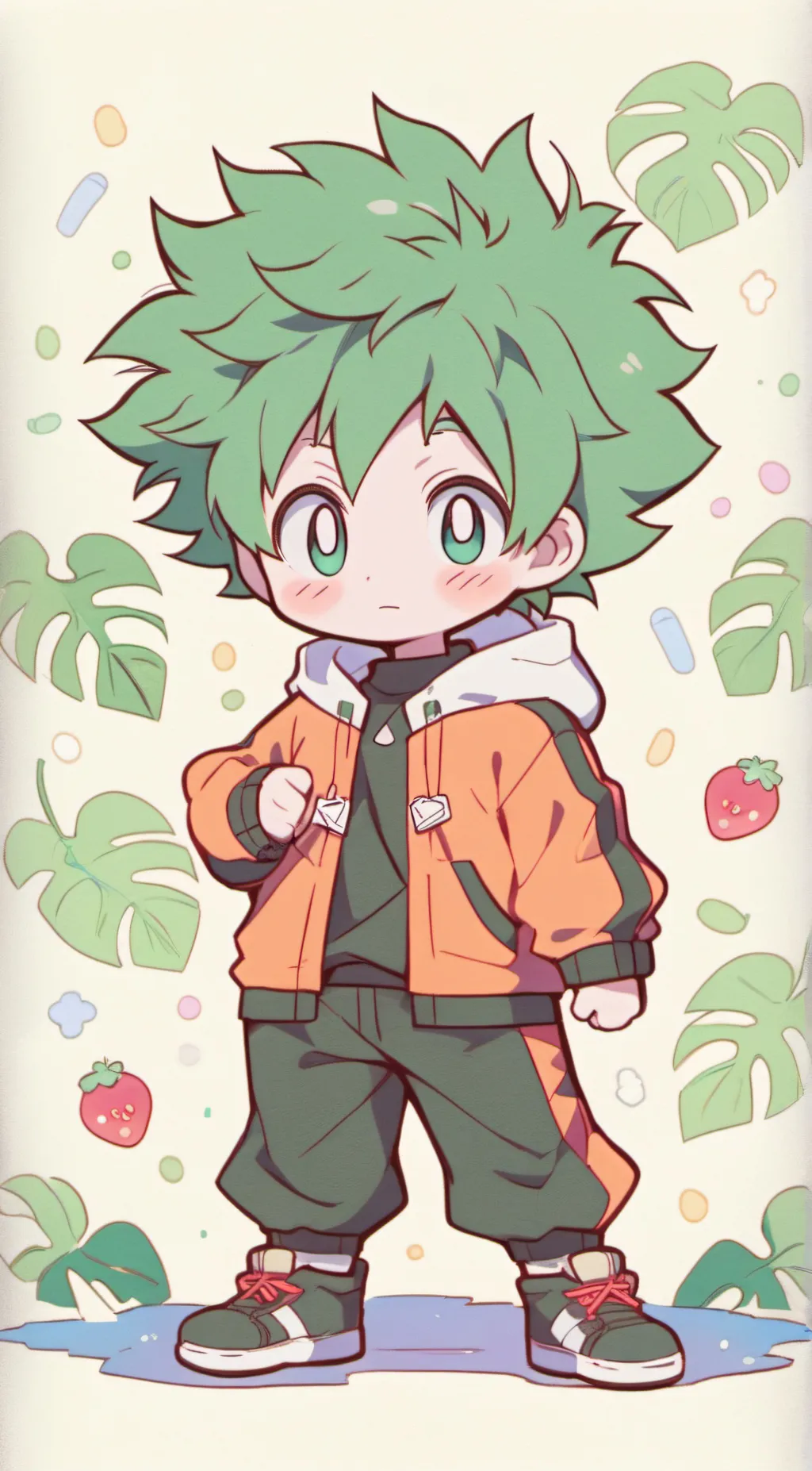 ai character: Mha - kid background