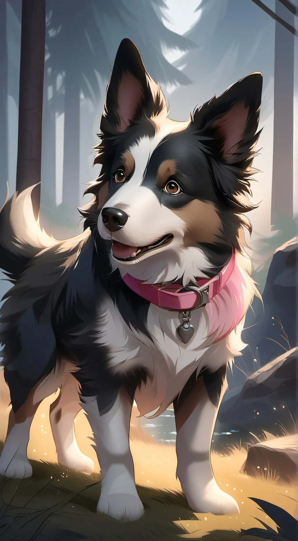 ai character: Luna background