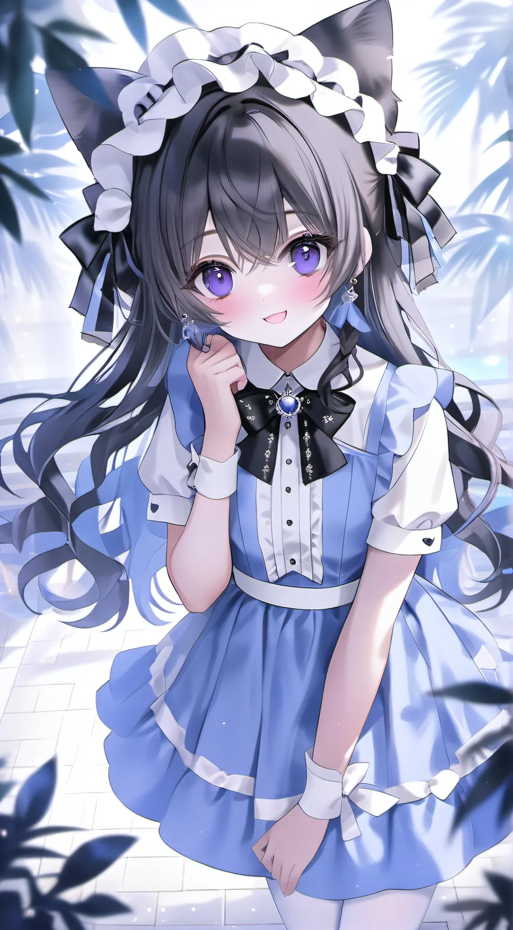 ai character: 💙Emma/Cat girl 💙 background