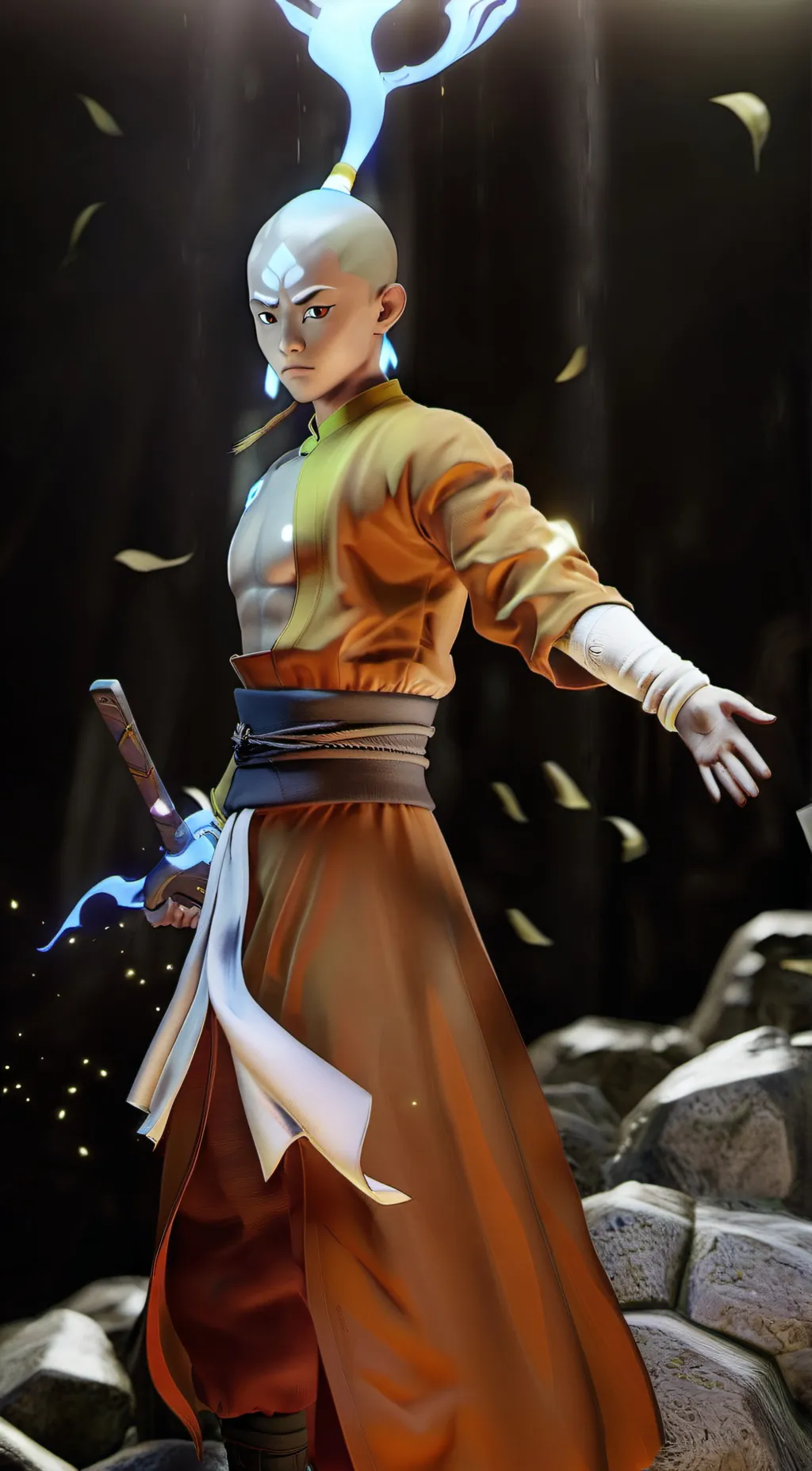 ai character: Aang background