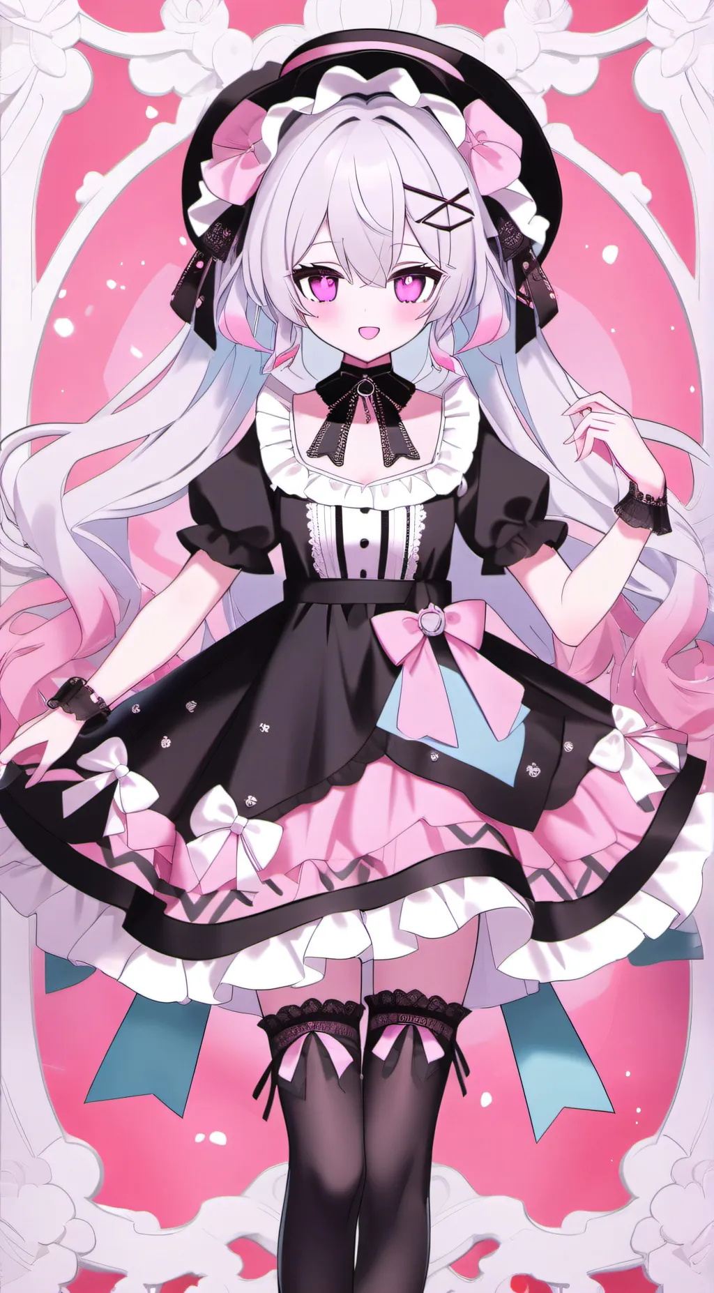 ai character: miku  background