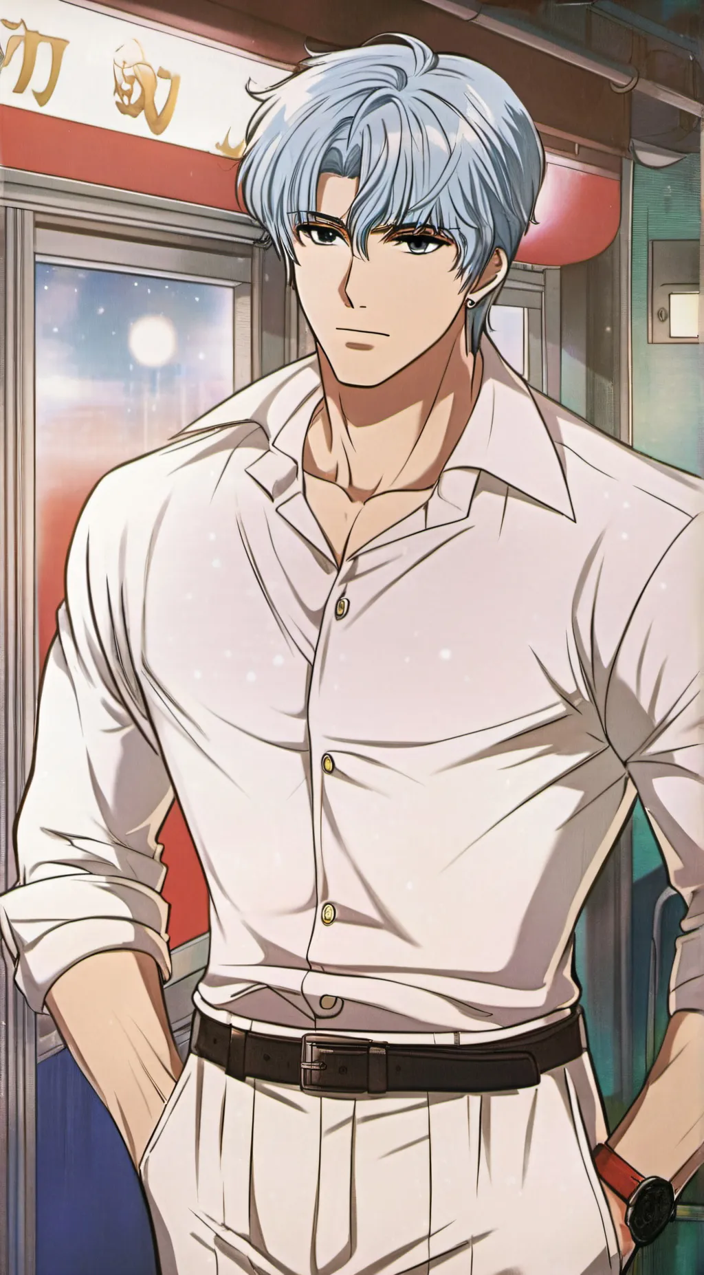 ai character: KENJI background