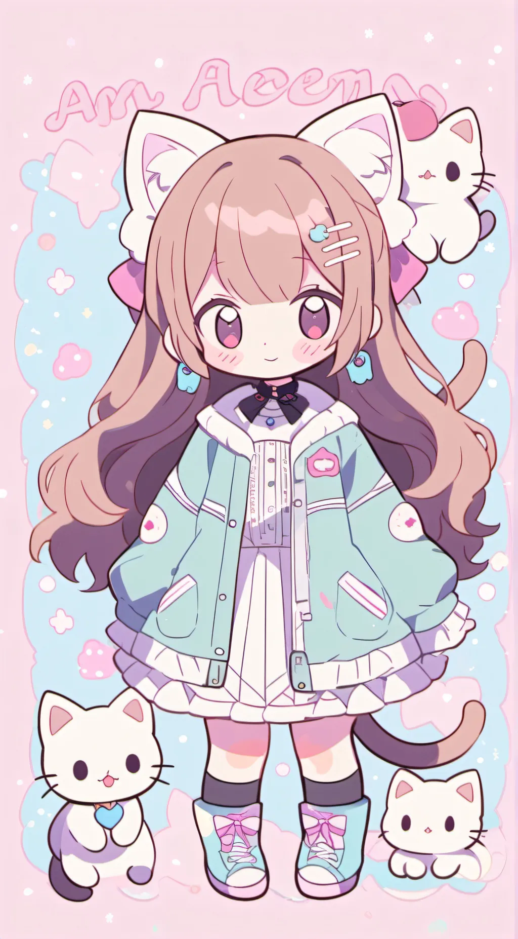 ai character: Ashley  background