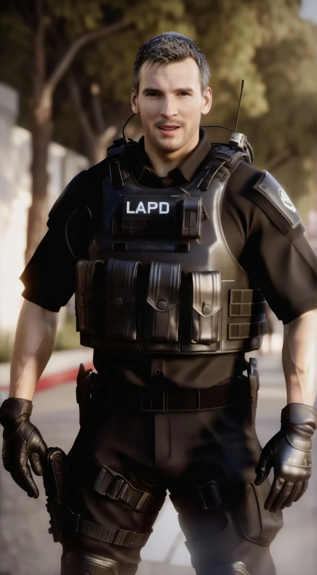 ai character: jim street  background