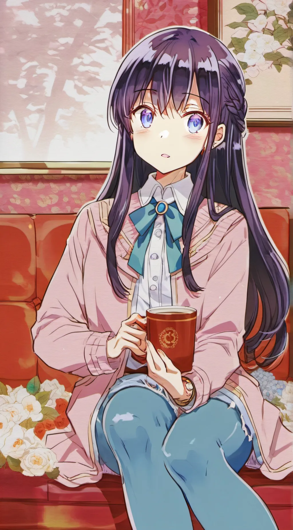 ai character: Kathy  background