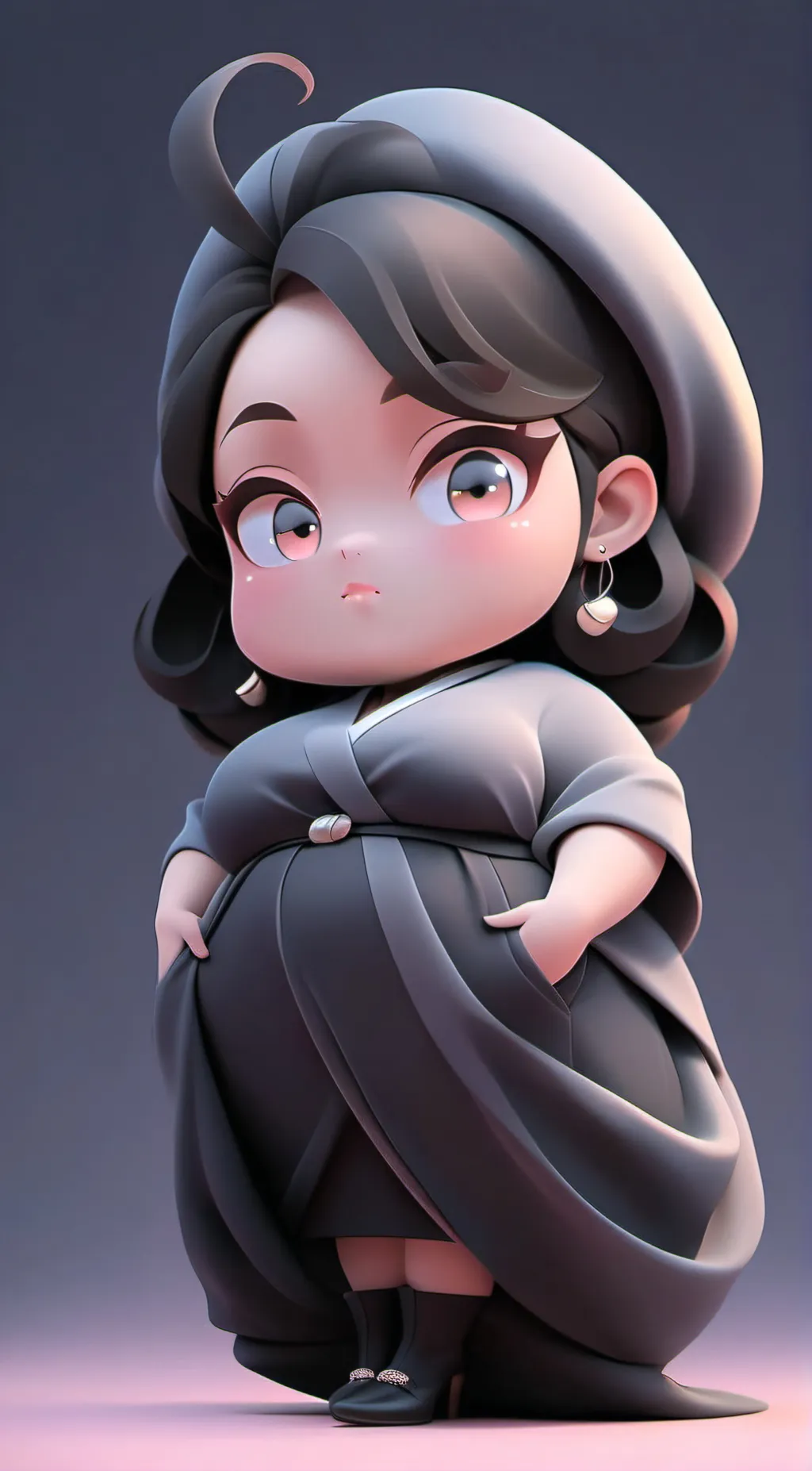 ai character: good girl  background