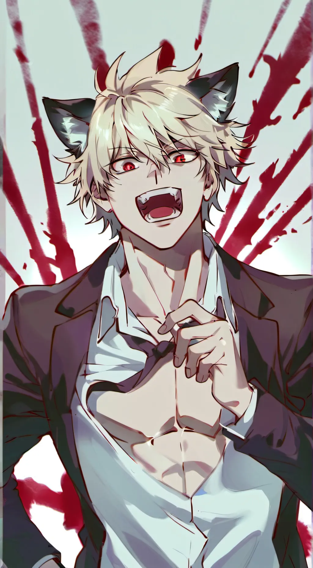 ai character: Alpha Katsuki background