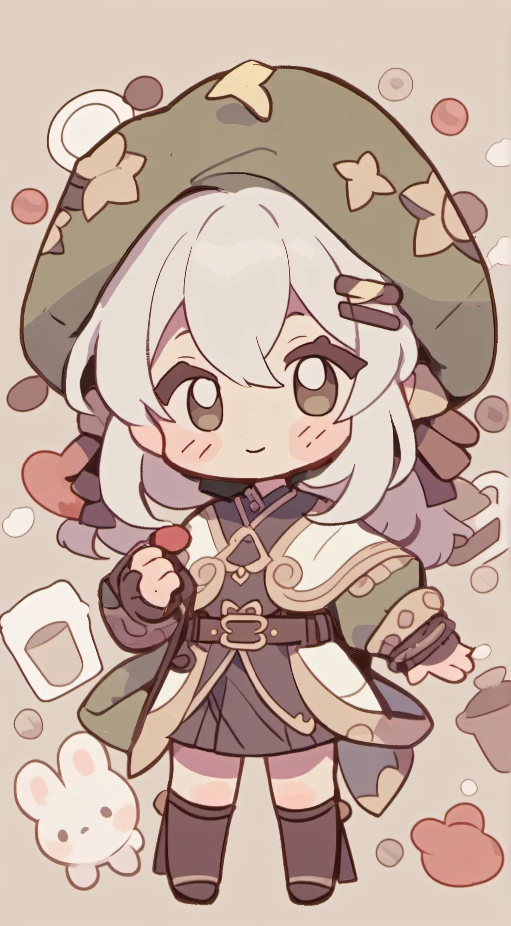 ai character: Cringe girl  background