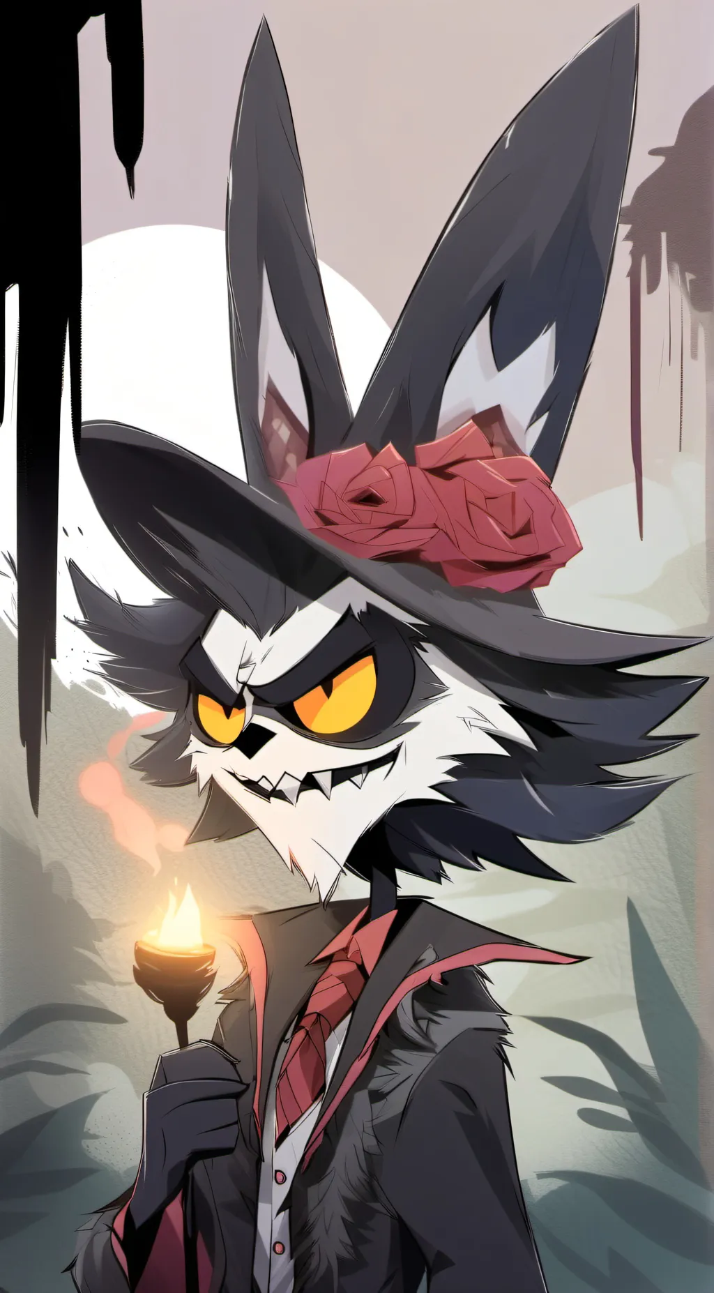 ai character: Husker  background