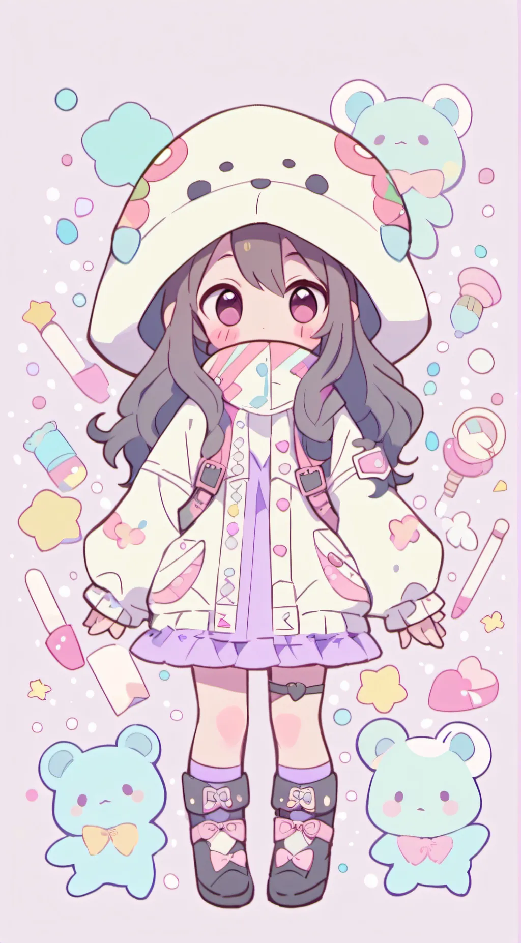 ai character: Vanellope background